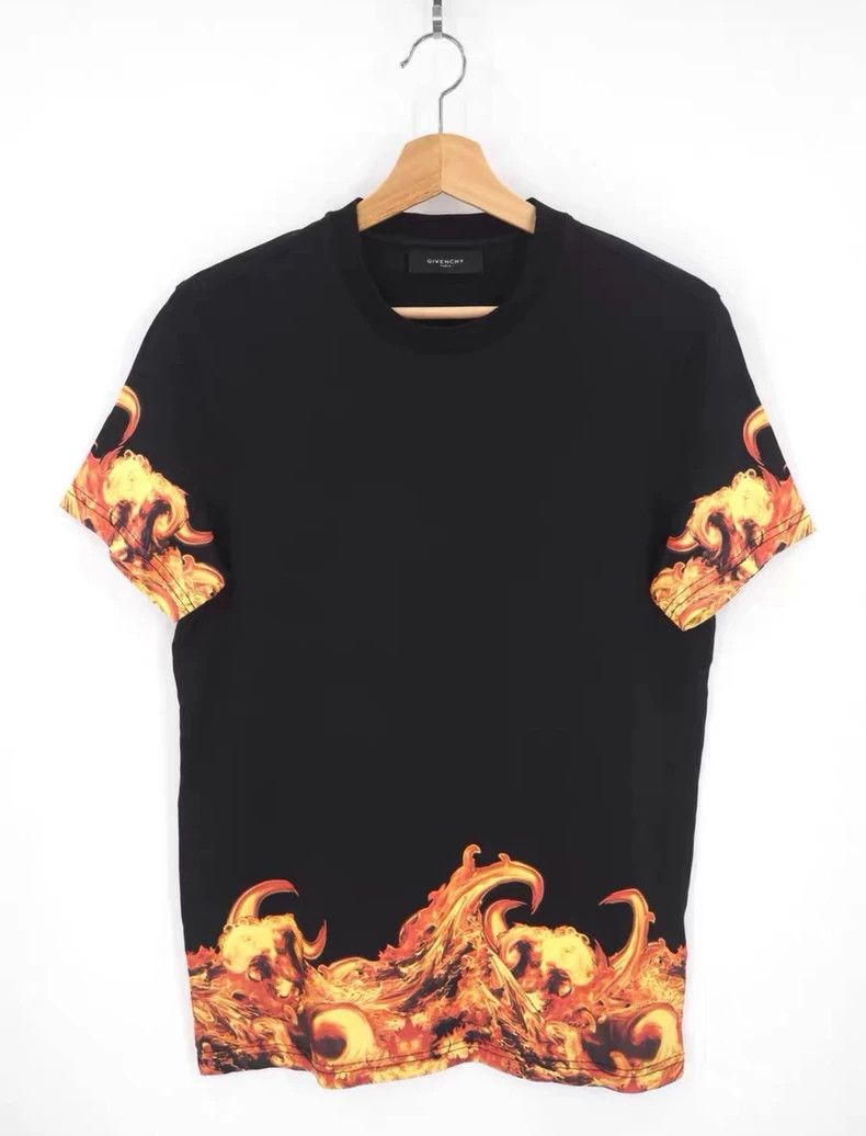 Givenchy Givenchy black flame short sleeve Size US XS / EU 42 / 0 - 1 Thumbnail
