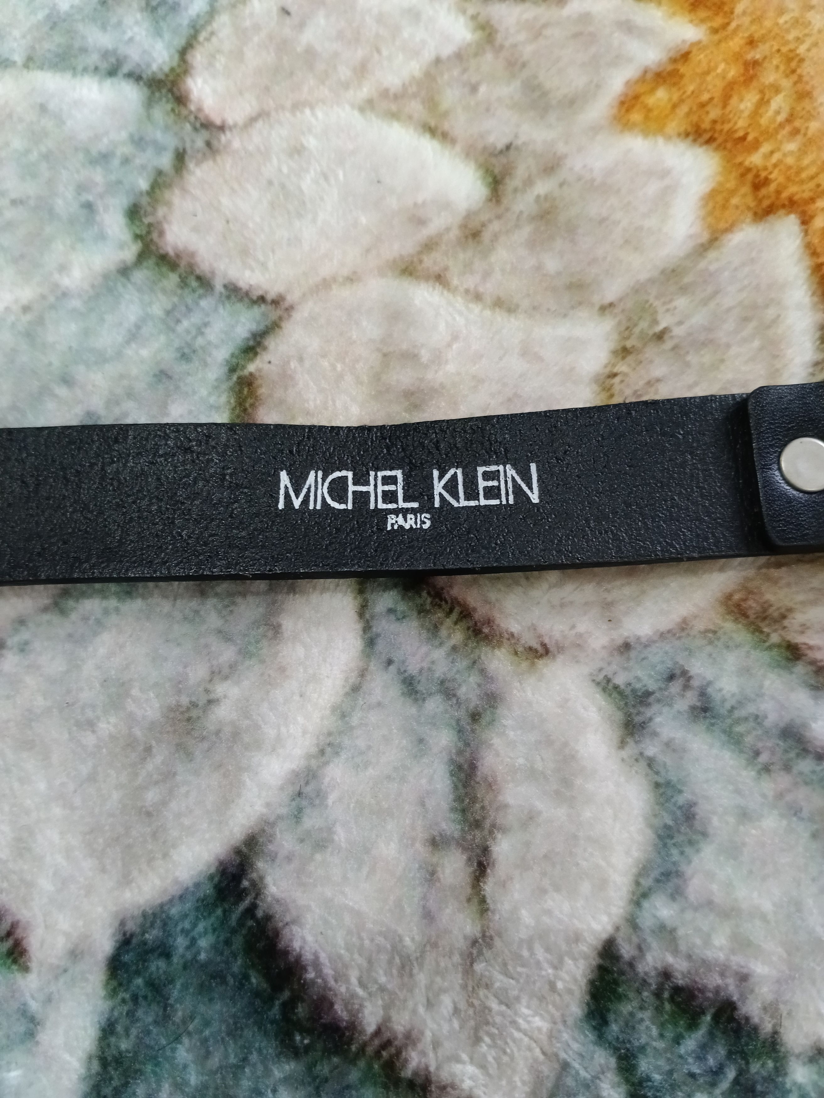 Michel Klein 0G🔥GRAIL MICHEL KLIEN LEATHER BELT Size ONE SIZE - 5 Thumbnail