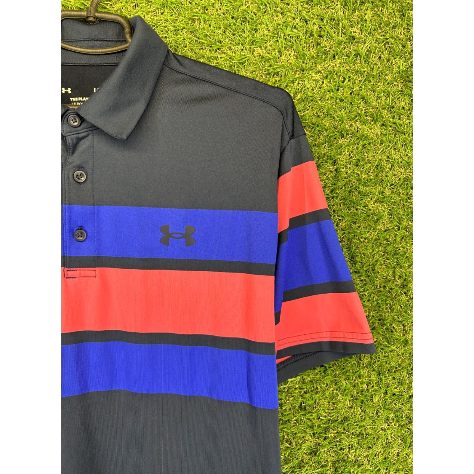 Under Armour Under Armour Performance Polo Shirt Men L Navy blue Solid Short Sleeve 2021 Polo Size US L / EU 52-54 / 3 - 5 Thumbnail