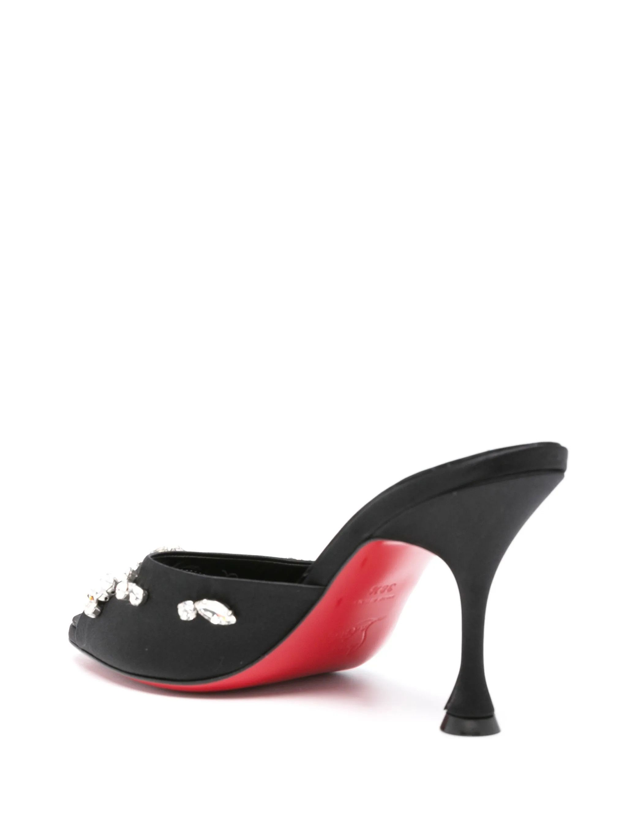 Christian Louboutin o1s1wg110225 Heels in Black Size US 8 / IT 38 - 4 Thumbnail
