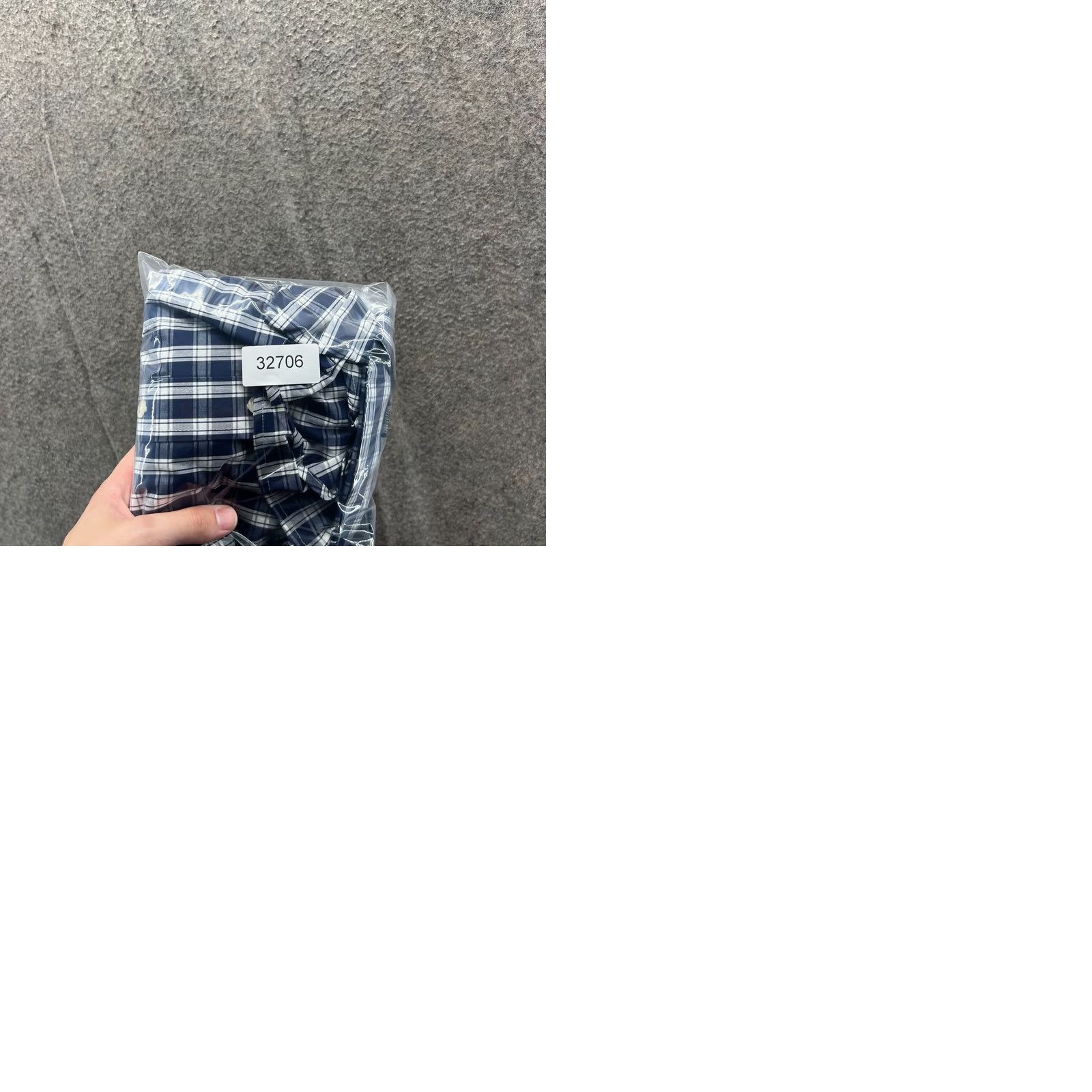 Izod Izod Shirt Mens XXL Blue Navy White Button-Down Checkered Dress Gingham 2XL Size 48R - 9 Thumbnail