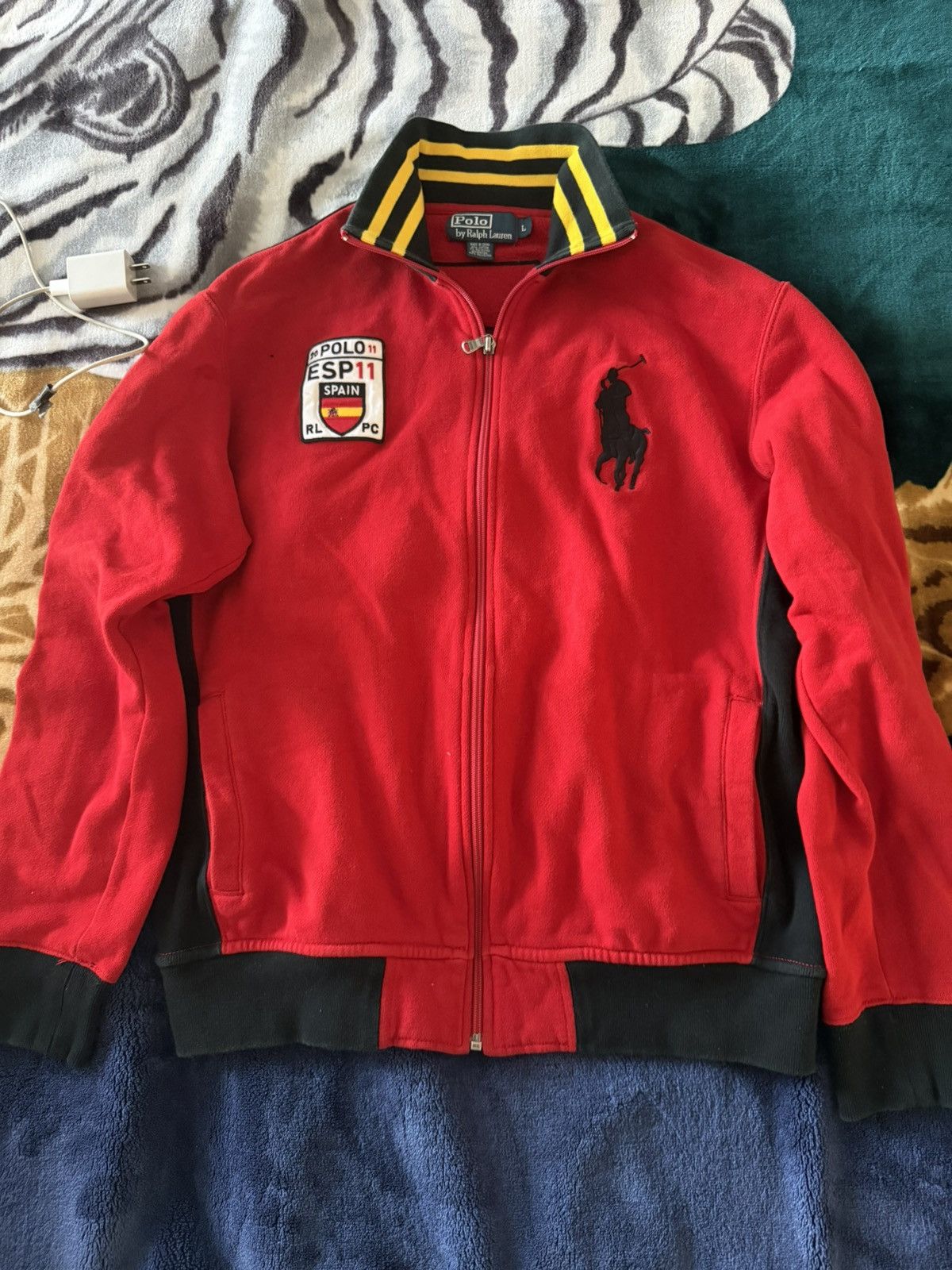 Medium Red Polo Spain Zipup