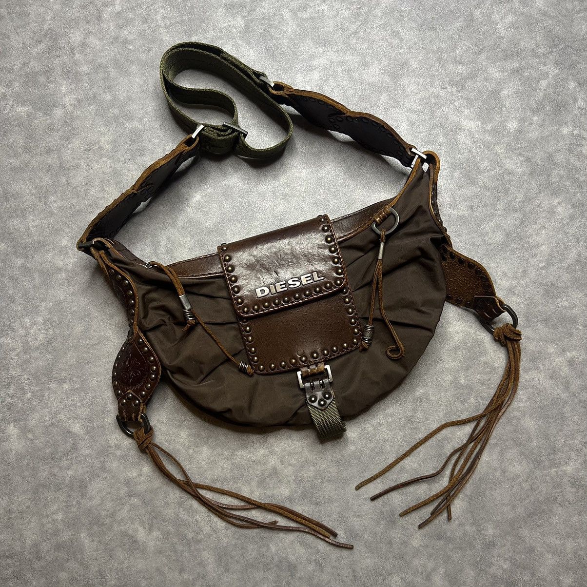 Diesel Vintage 00S Crossbody Bag in Brown, Women's
