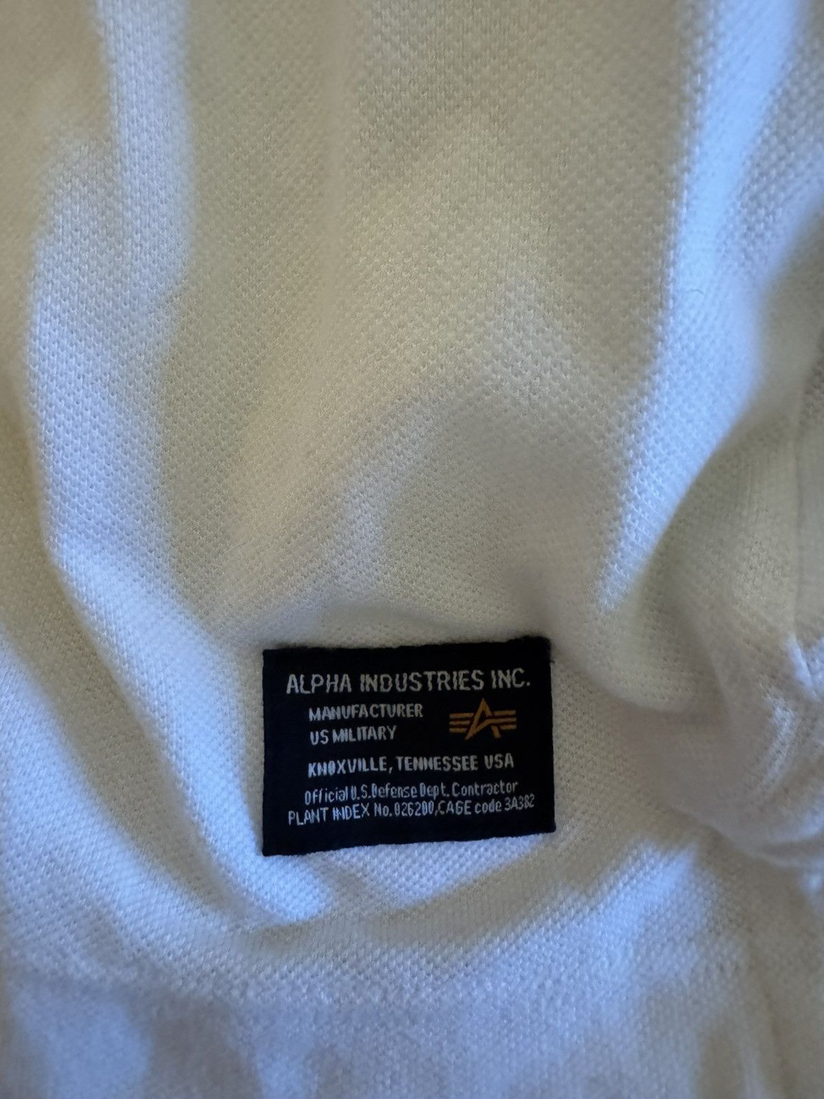 Alpha Industries Alpha Industries U.S. Air Force Polo Shirt – White Size US M / EU 48-50 / 2 - 2 Thumbnail