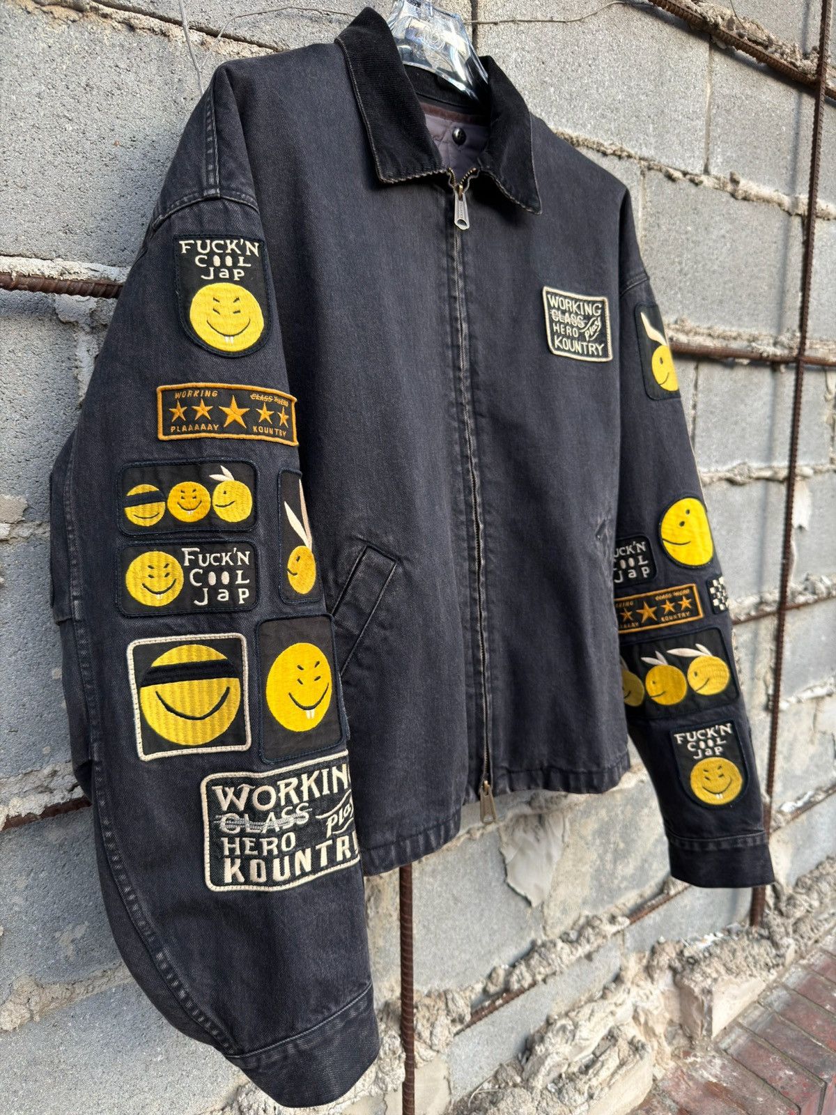 Kapital Kapital 14 oz. Denim Drizzler Anarchy Jacket Size US XL / EU 56 / 4 - 2 Thumbnail