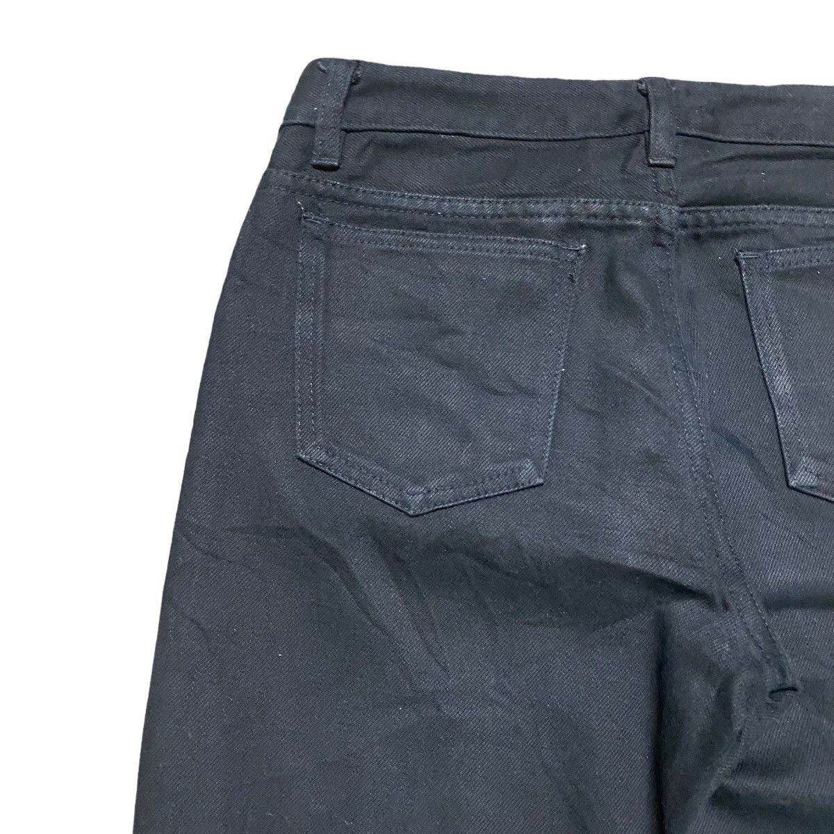 RIPVANWINKLE Rip Van Winkle Black Denim Flare Jeans Size 26" / US 2 / IT 38 - 11 Thumbnail