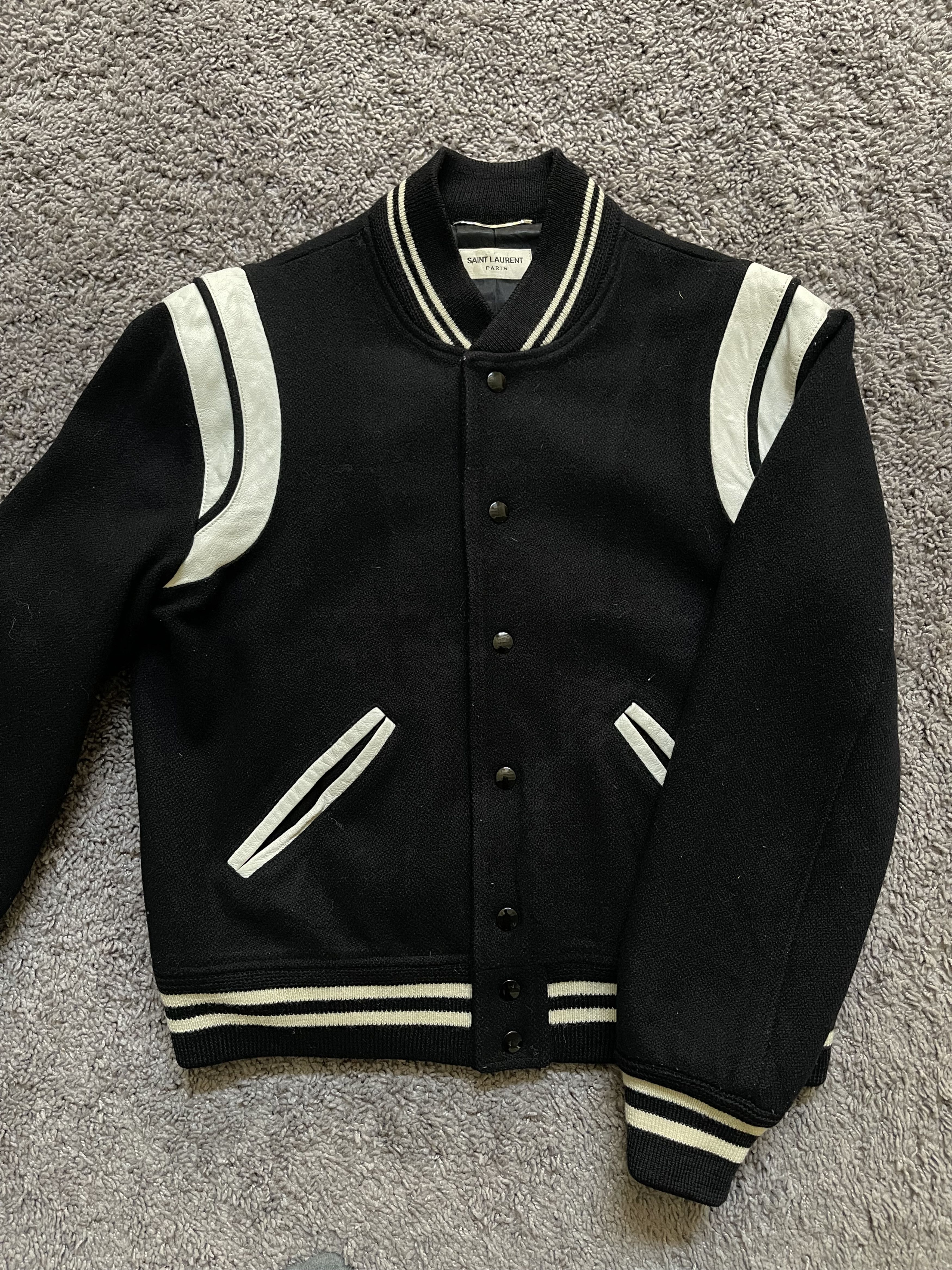 Hedi Slimane Saint Laurent Paris Teddy Jacket Size US S / EU 44-46 / 1 - 1 Thumbnail