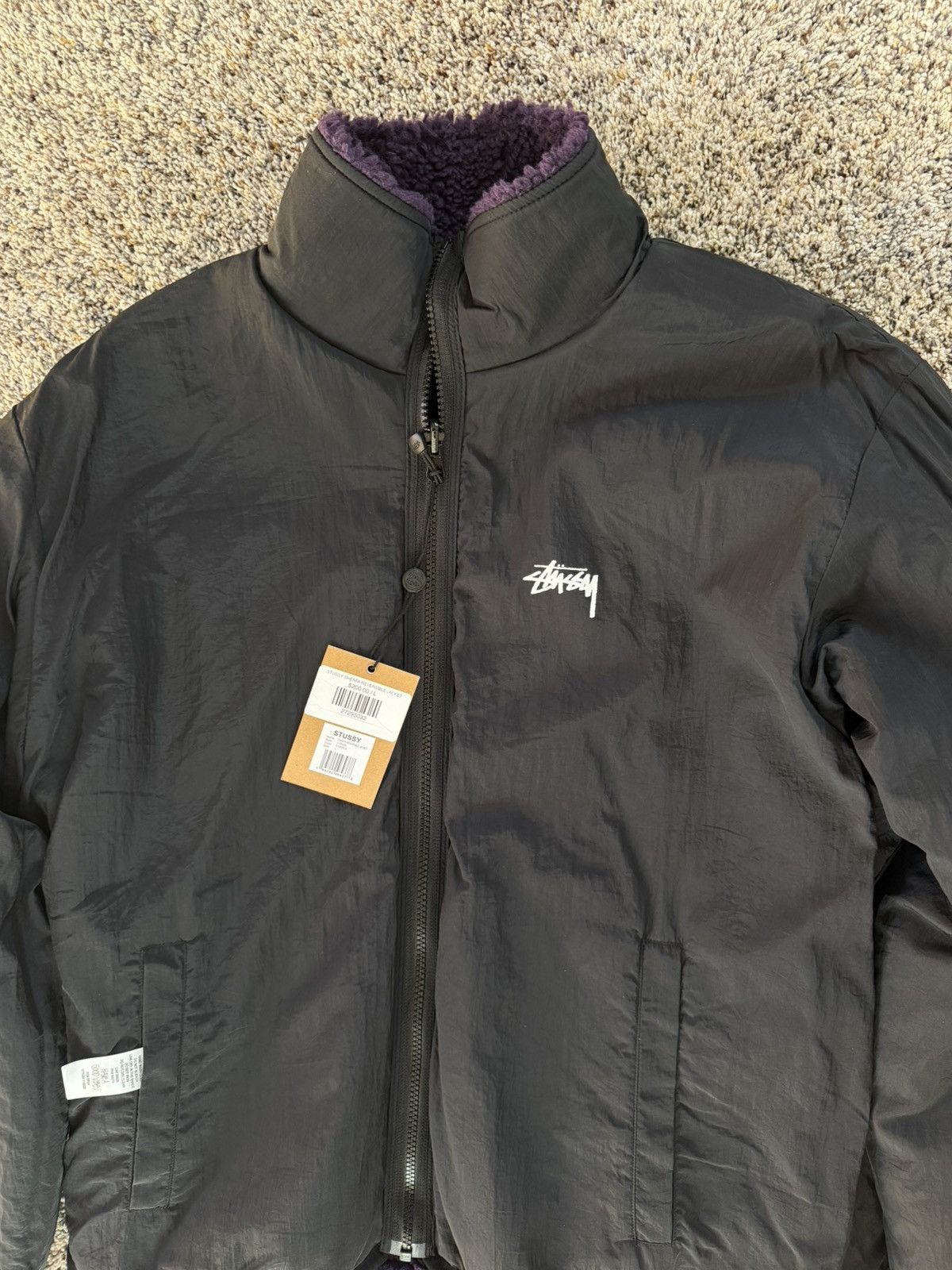 Stussy Stussy 8ball Sherpa Fleece Reversible Jacket Size US L / EU 52-54 / 3 - 13 Thumbnail