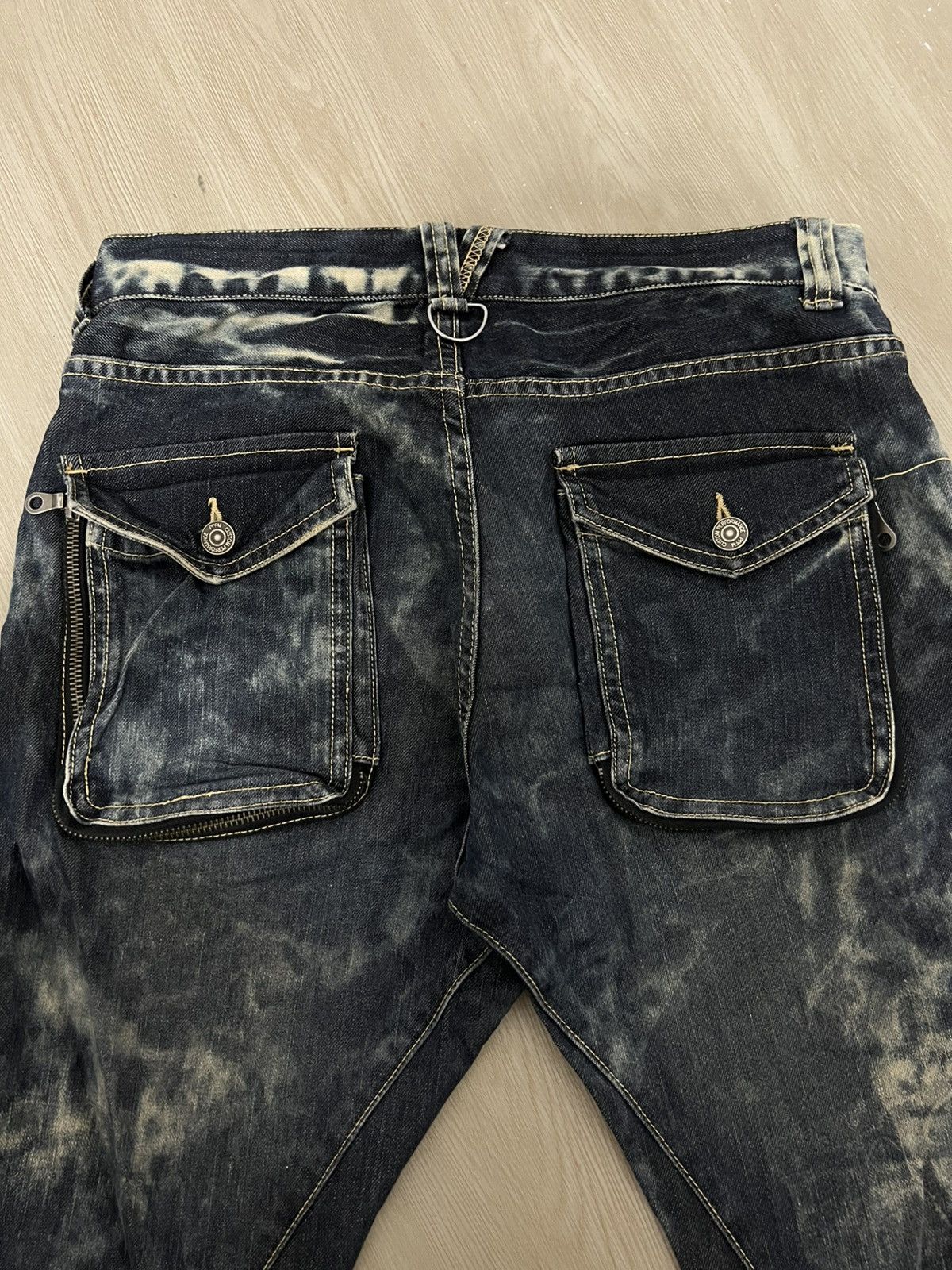 Japanese Brand PPFM Multi Pocket Curve Denim Pants Size US 32 / EU 48 - 7 Thumbnail