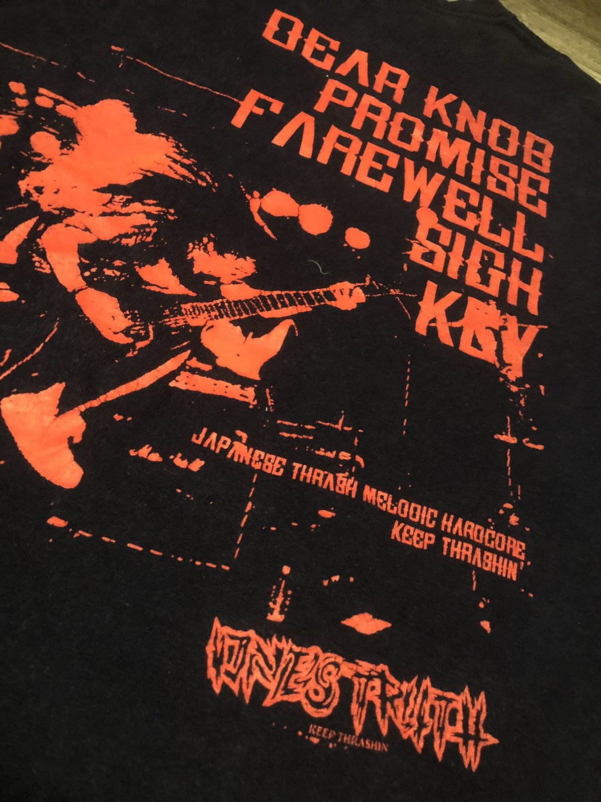 Band Tees Ones Truth Keep Thrashin Hardcore Band Long Sleeve Tshirt Size US L / EU 52-54 / 3 - 1 Thumbnail