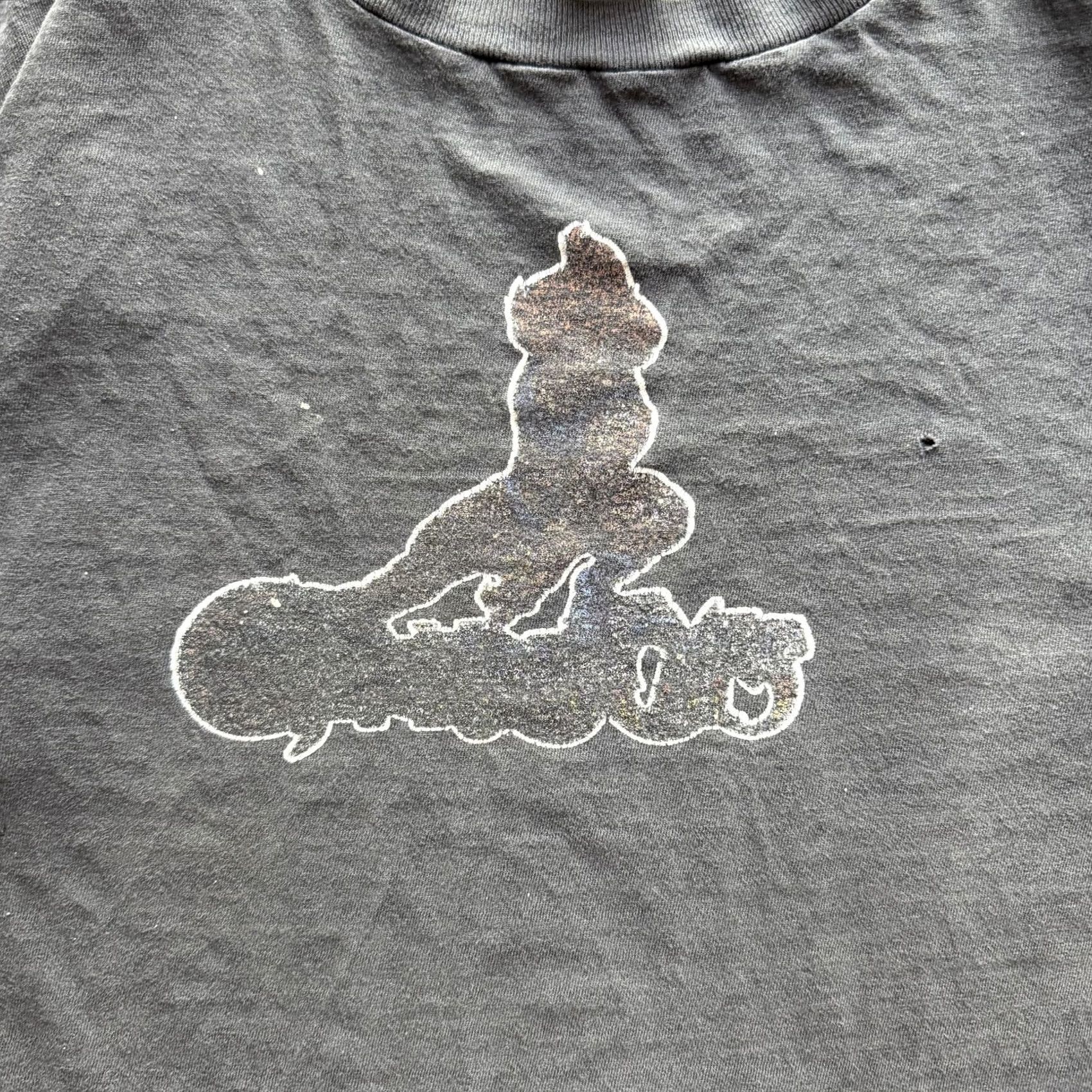 Silhouette Vintage Thundercats Shirt Large Gray Silhouette Grunge Tee Made USA Mens T-Shirt Short Sleeve Crew Neck Graphic Print 100% Cotton Vintage 815 Size US L / EU 52-54 / 3 - 4 Thumbnail