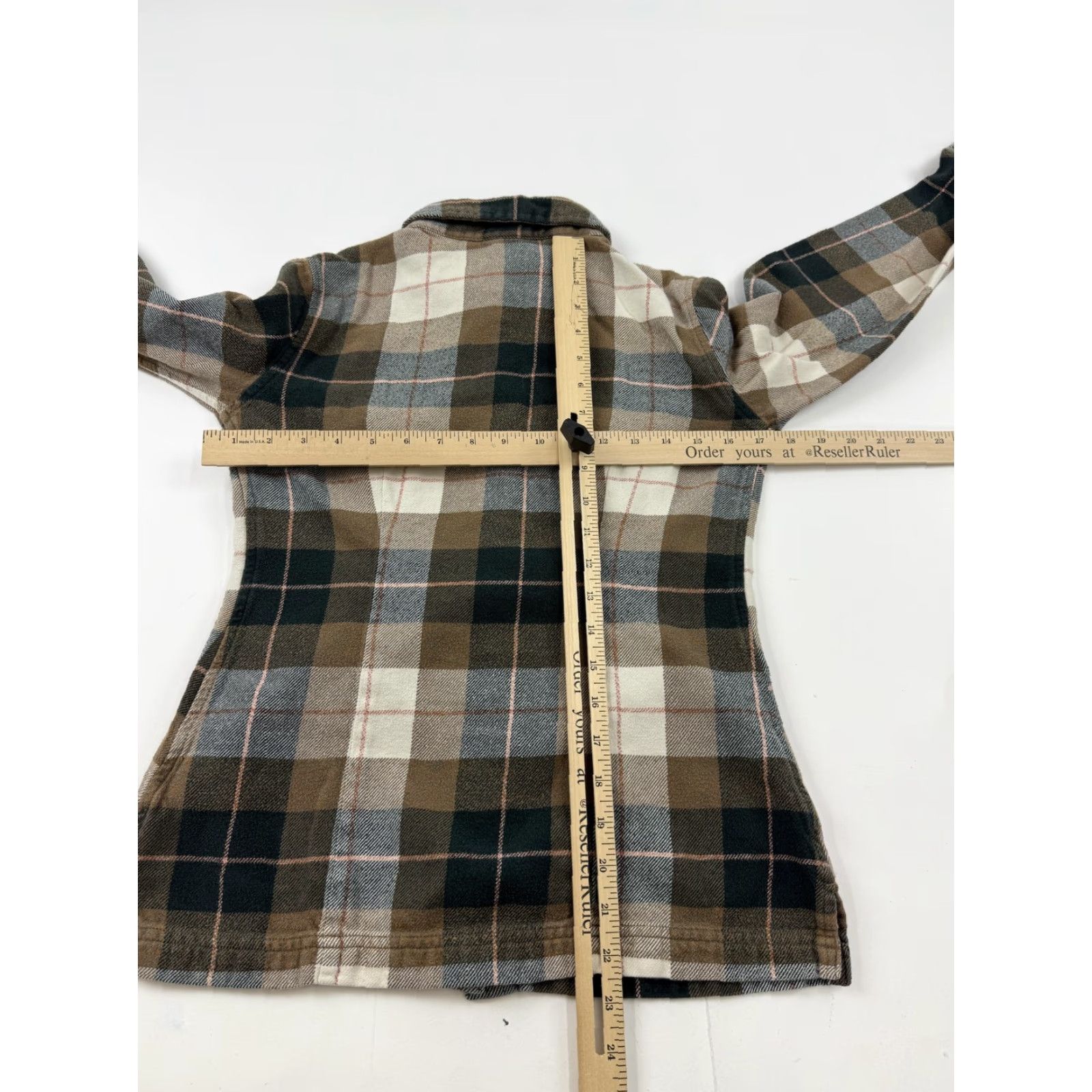 Patagonia Patagonia Shirt Womens 2 Brown Plaid Flannel Button Front Long Sleeve Top Size XS / US 0-2 / IT 36-38 - 6 Thumbnail