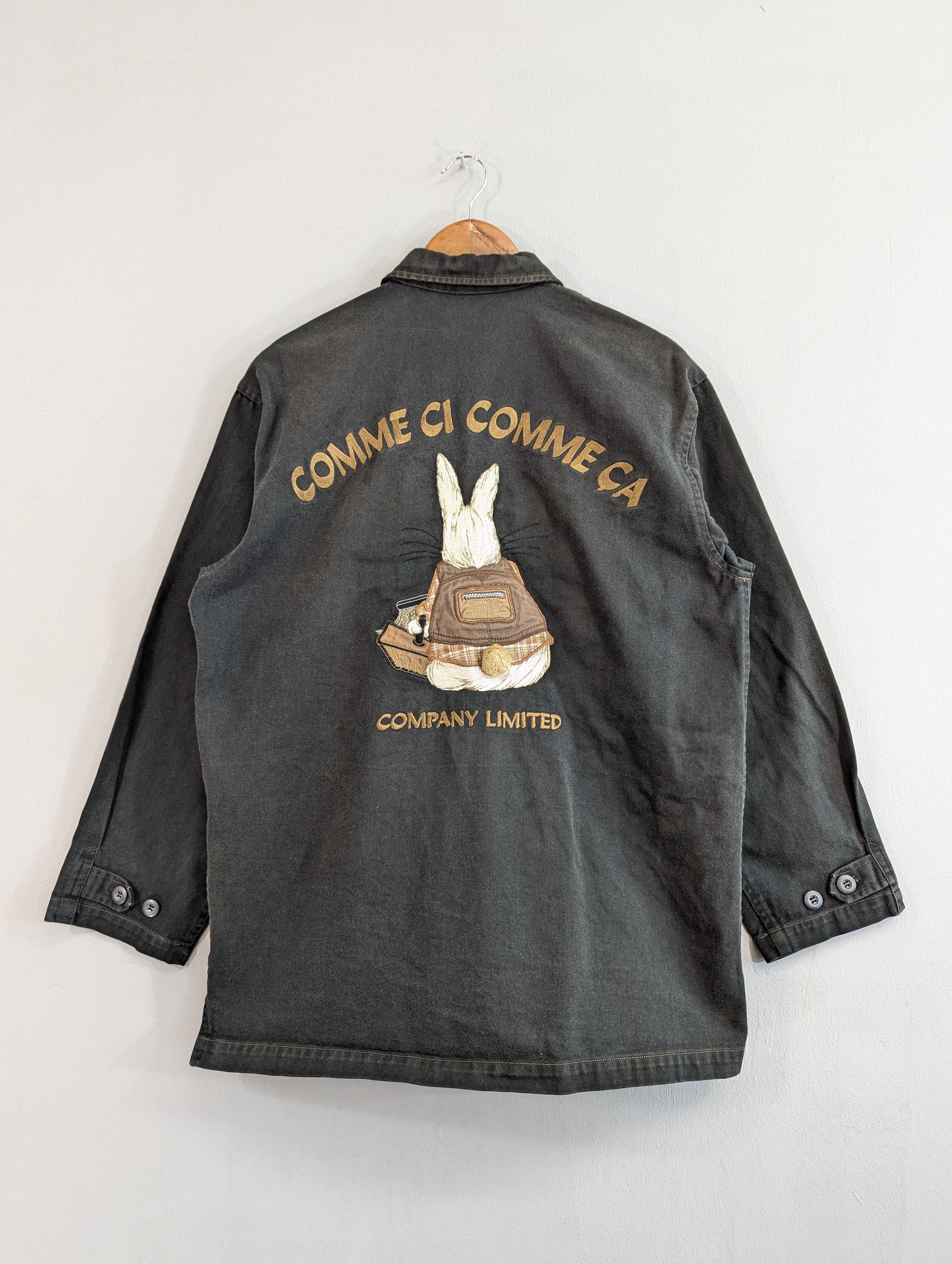 Japanese Brand Vintage Comme Ci Comme Ca Button Ups Distressed Jacket Size US L / EU 52-54 / 3 - 1 Thumbnail