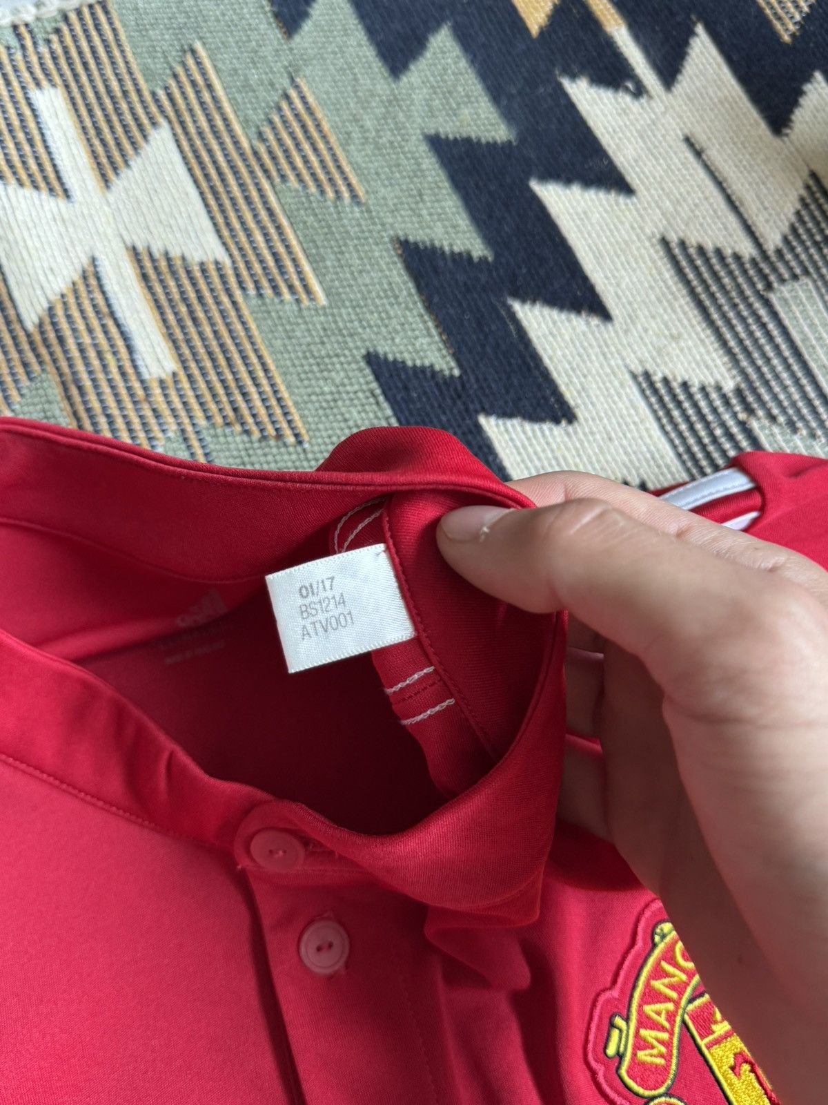 Adidas Manchester United 2017/18 Blockcore Soccer Jersey Size US M / EU 48-50 / 2 - 9 Thumbnail