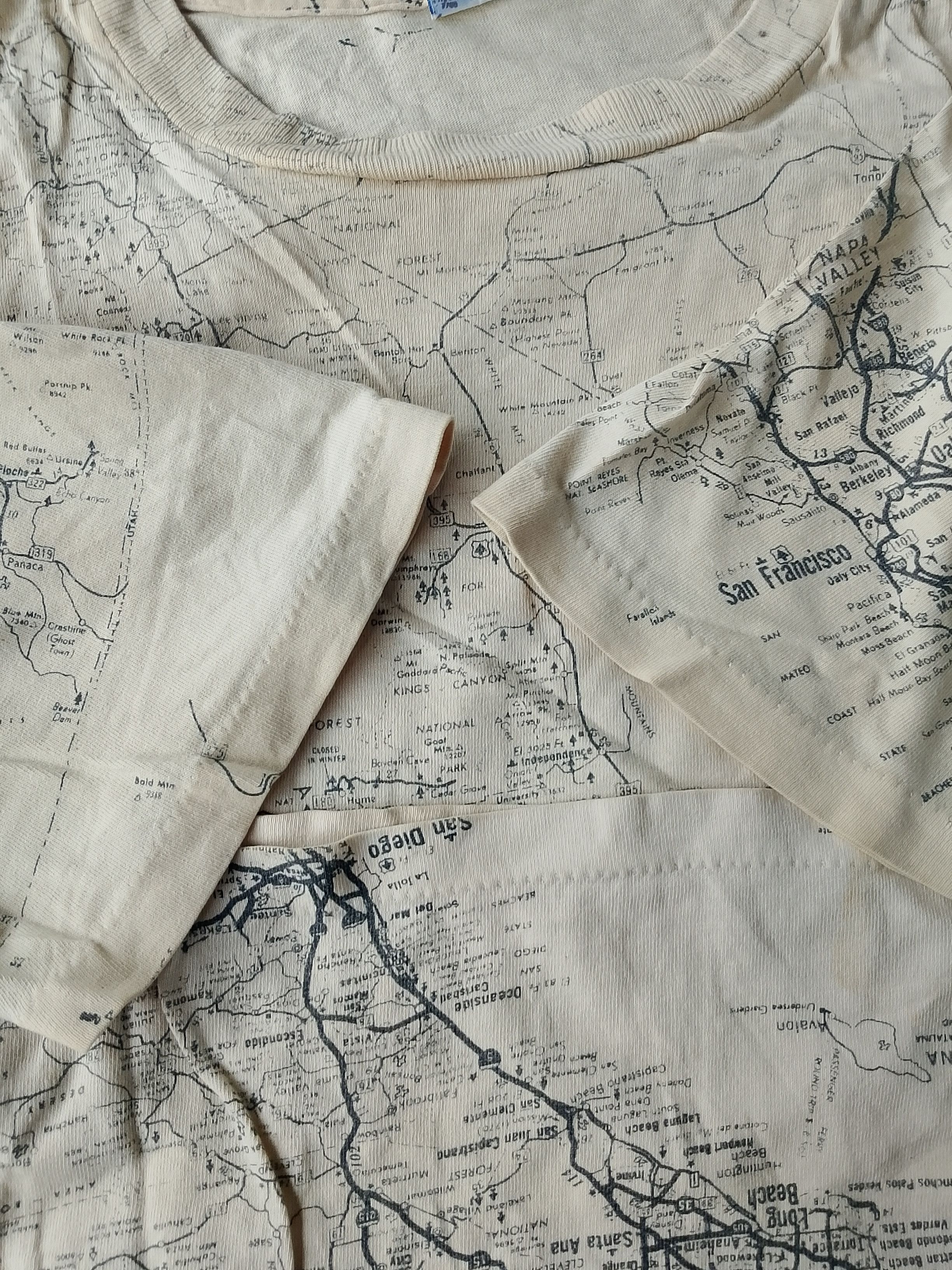 All Sport Vintage 90s California City Country Road Map 66 Design Size US L / EU 52-54 / 3 - 4 Thumbnail