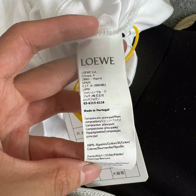 Loewe LOEWE White geometric patchwork short sleeves Size M / US 6-8 / IT 42-44 - 7 Thumbnail