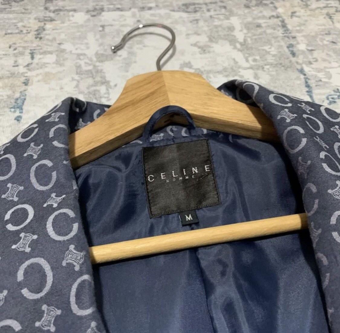 Celine Celine homme monogram bathrobe Size US L / EU 52-54 / 3 - 5 Thumbnail