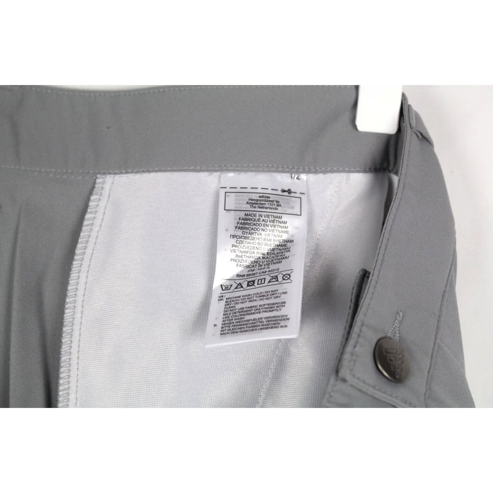 Adidas Adidas Adi Golf Pants Tapered 3 Stripe Lightweight 38 x 32 Grey GU2673 Mens Pants KD Size US 38 / EU 54 - 6 Thumbnail
