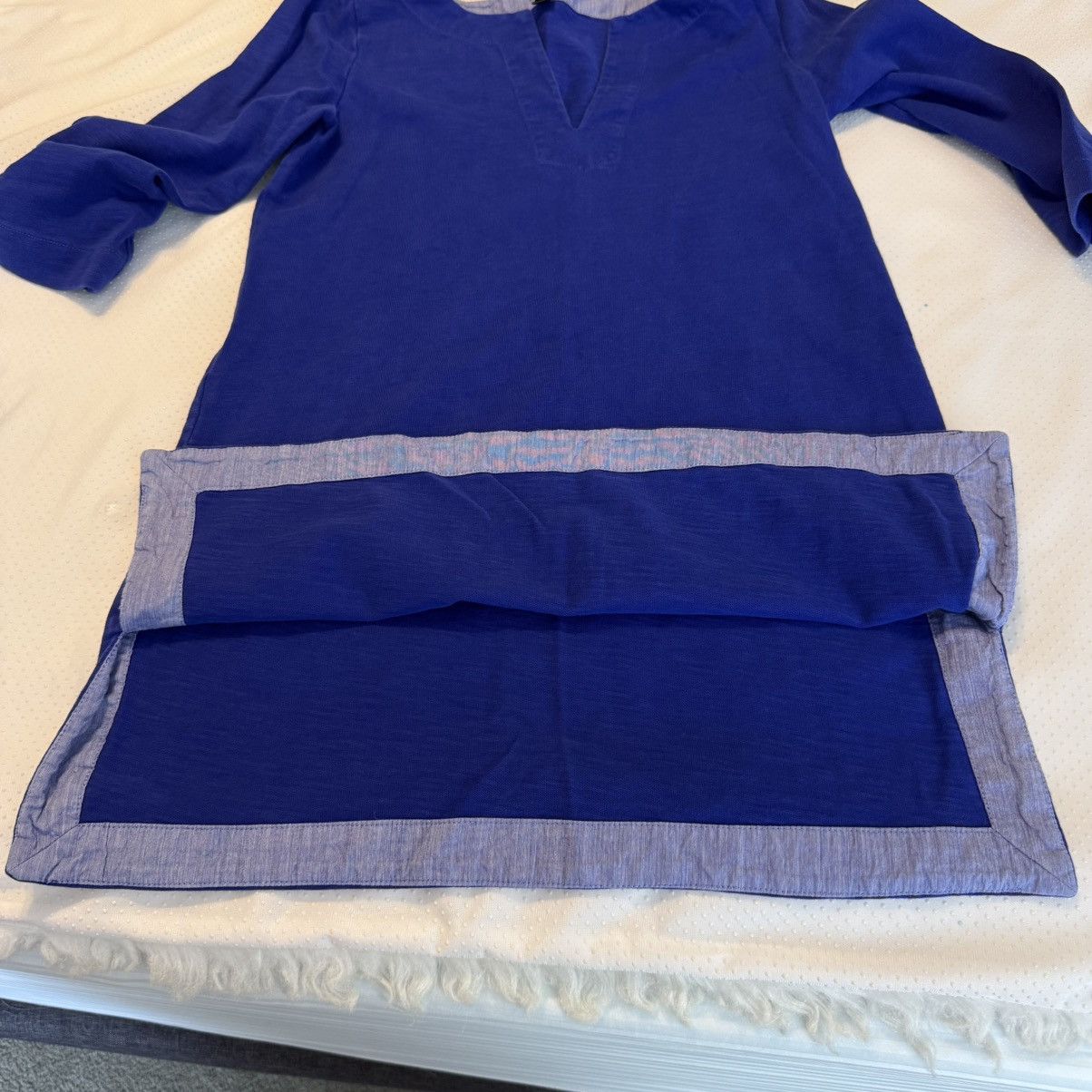 J.Crew J. Crew Royal Blue Cotton Tunic Top Women’s Size XS Casual Size XS / US 0-2 / IT 36-38 - 5 Thumbnail