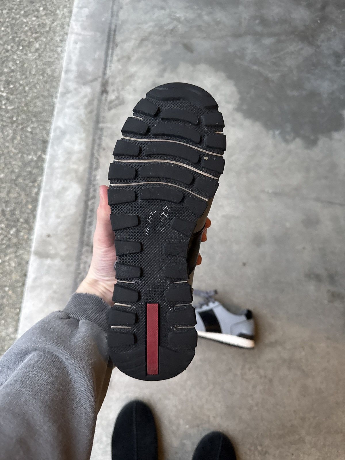 Prada Prada Match Race Sneakers – Grey/Black – Authenticity Check Size US 8 / EU 41 - 4 Thumbnail