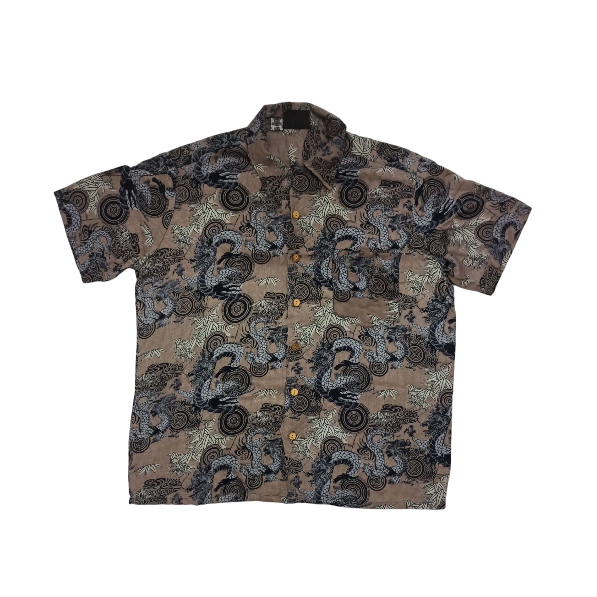Kennington Ltd. Vintage Kennington Red Dragon Sukajan Print Hawaiian Shirt Size US L / EU 52-54 / 3 - 1 Thumbnail