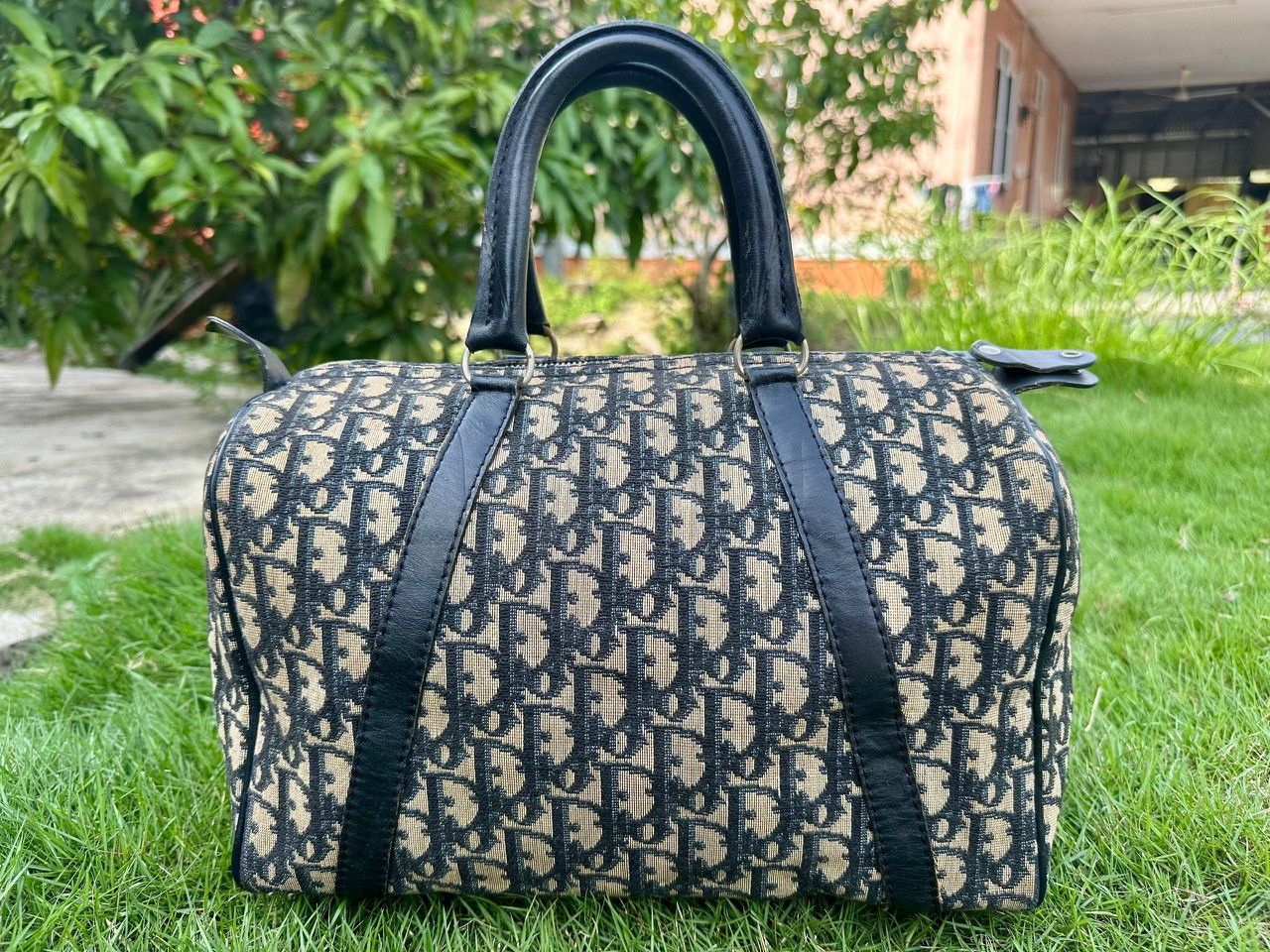 Dior Authentic Christian Dior Trotter Oblique Boston Bag Size ONE SIZE - 1 Thumbnail