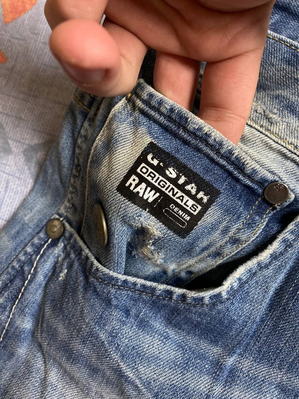 G-Star G star raw denim jeans Size US 30 / EU 46 - 11 Thumbnail