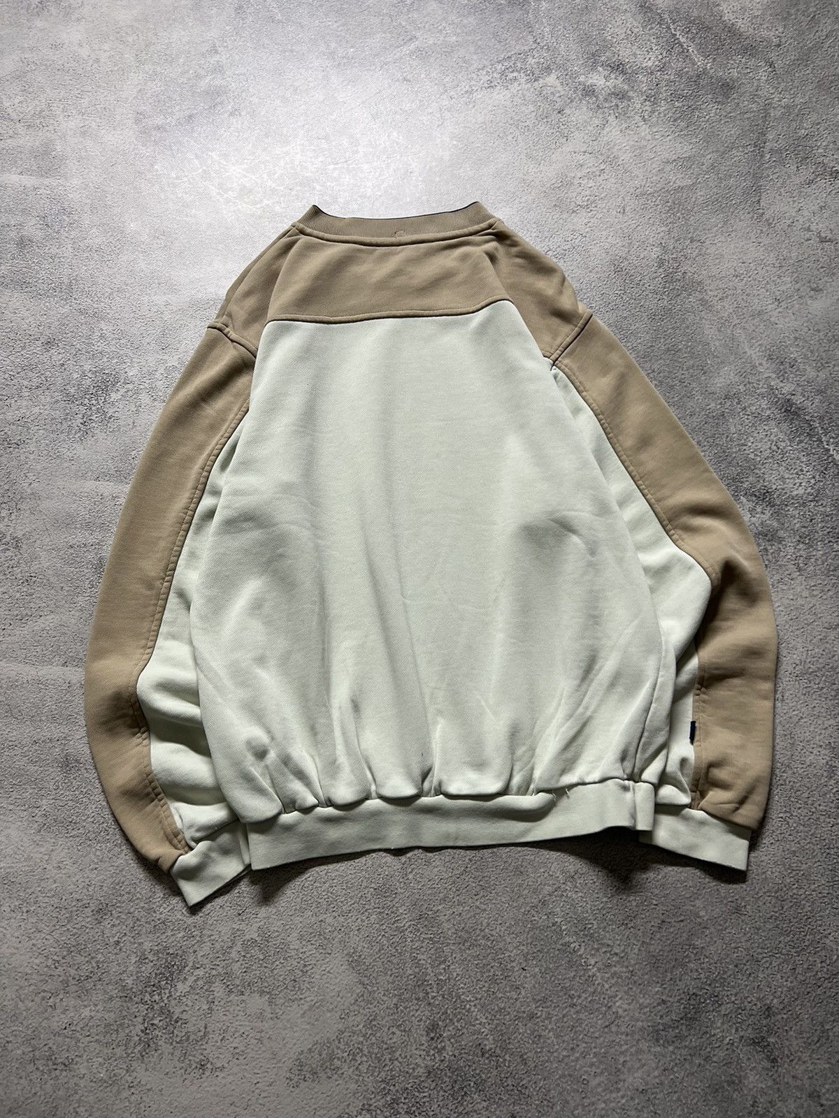 Nike × Vintage Vintage Y2k Nike 💛 Faded Mini Swoosh Sweatshirt 90’s Size US S / EU 44-46 / 1 - 12 Thumbnail