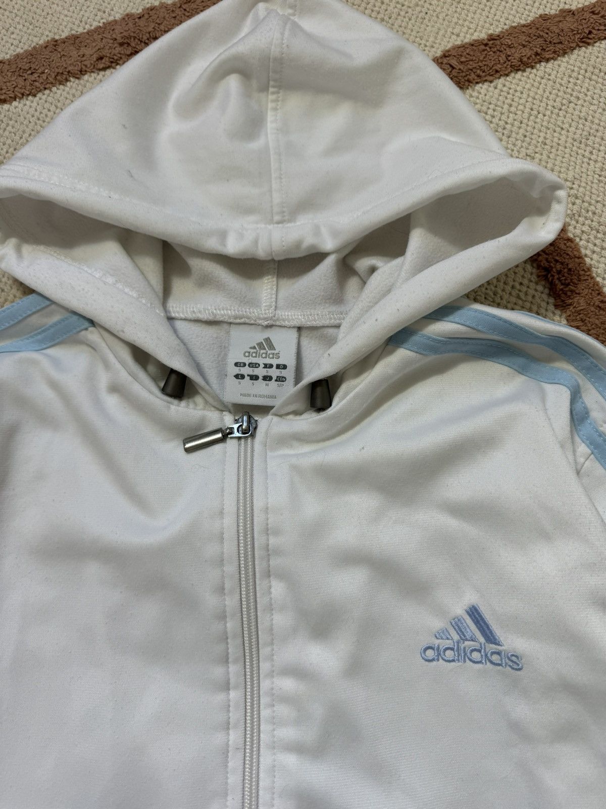 Adidas VINTAGE ADIDAS CUTE CROPPED ZIP HOODIE Size M / US 6-8 / IT 42-44 - 3 Thumbnail
