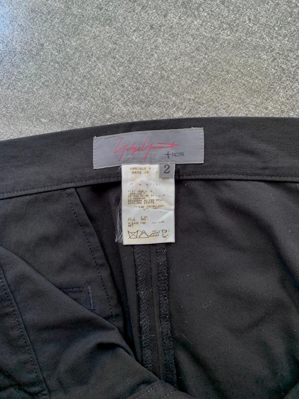 Yohji Yamamoto FREE TAX! Noir Slim Cuffed Trousers Size US 31 - 7 Thumbnail