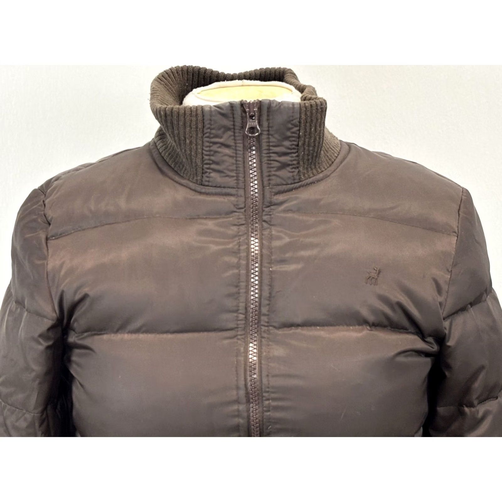 Old Navy VINTAGE Old Navy Puffer Jacket Coat Women’s S Chocolate Brown Down Zip Long Sleeve Logo Solid Short Coat Mens? Size S / US 4 / IT 40 - 5 Thumbnail