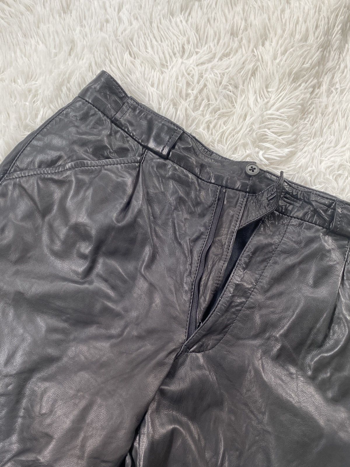 Dior 🔥BINDING Now 🔥 Vintage Dior Leather pants Size US 30 / EU 46 - 7 Thumbnail