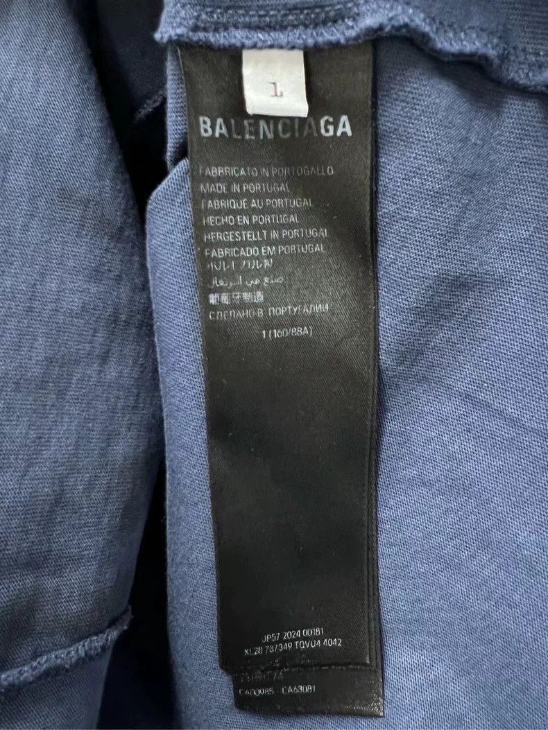 Balenciaga Balenciaga new 3B mud dyed distressed short sleeved shirt-2 Size US S / EU 44-46 / 1 - 4 Thumbnail