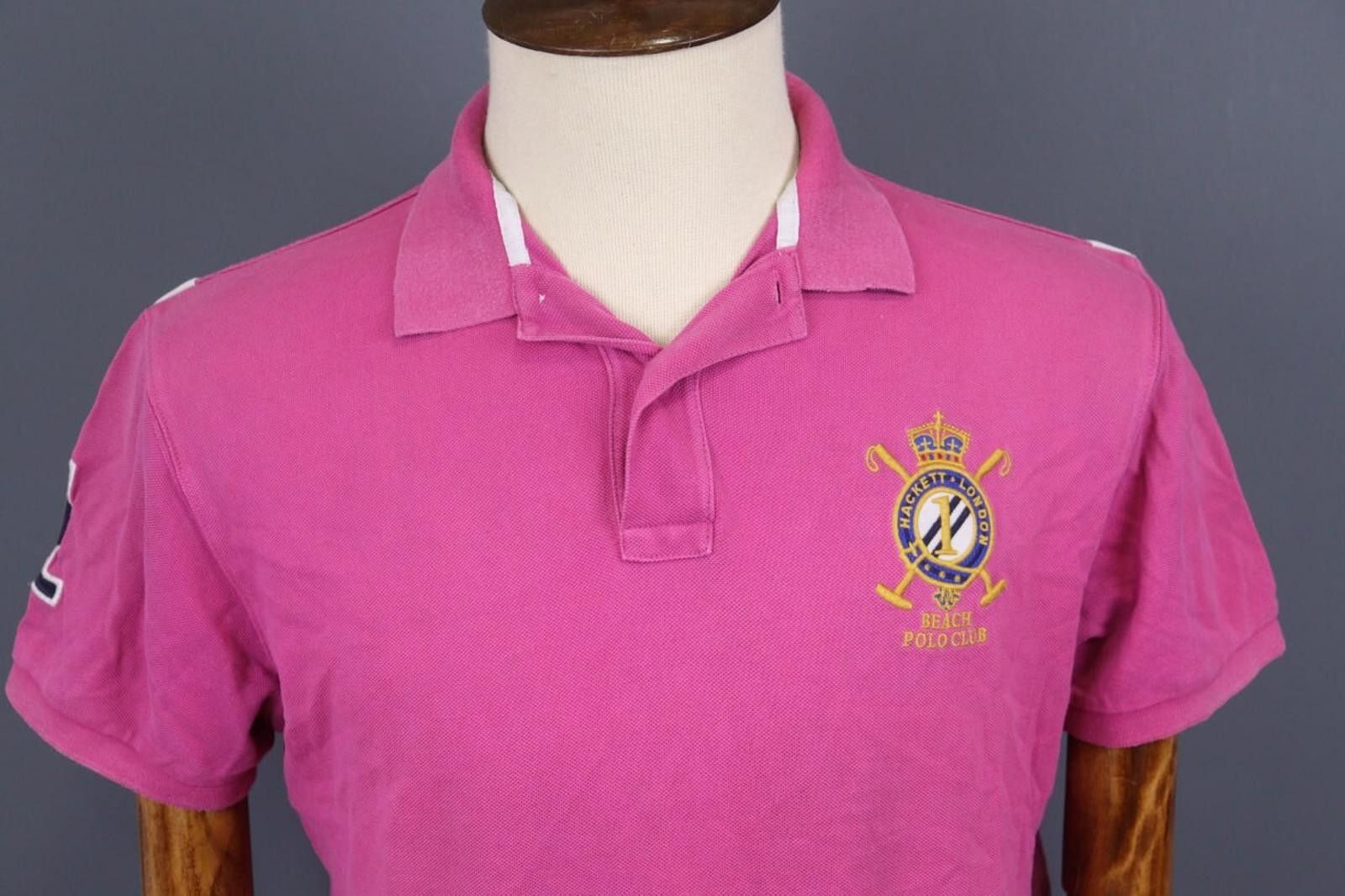 Hackett Hackett Tailored Fit Embroidered Logo Polo Shirt Size L Size US L / EU 52-54 / 3 - 4 Thumbnail