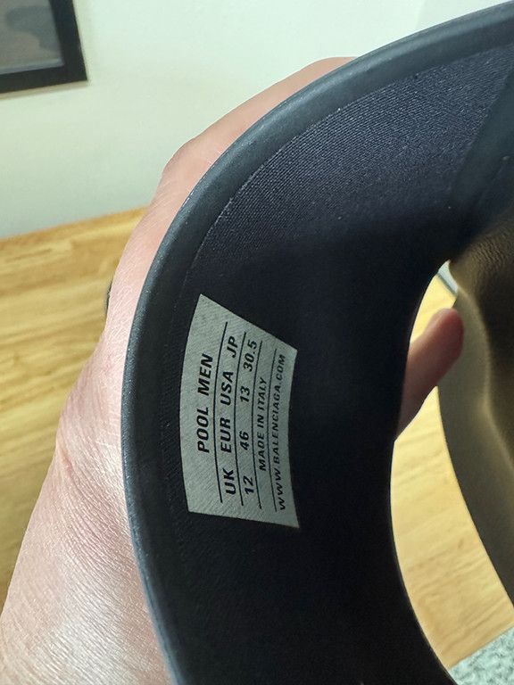 Balenciaga Balenciaga Men Pool Slides Size US 12.5 / EU 45-46 - 3 Thumbnail