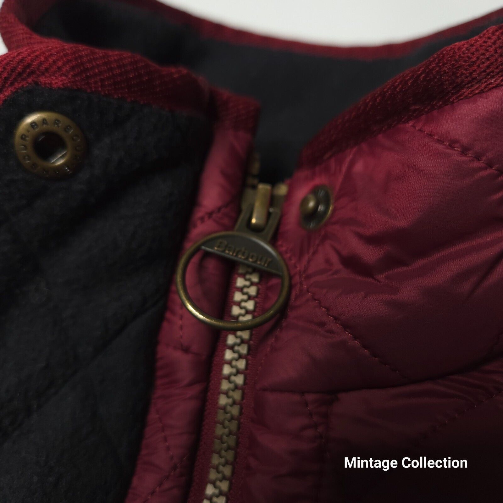 Barbour Barbour Cavalry Gilet Quilted Vest Fleece Lined Burgundy 10 Size L / US 10 / IT 46 - 6 Thumbnail