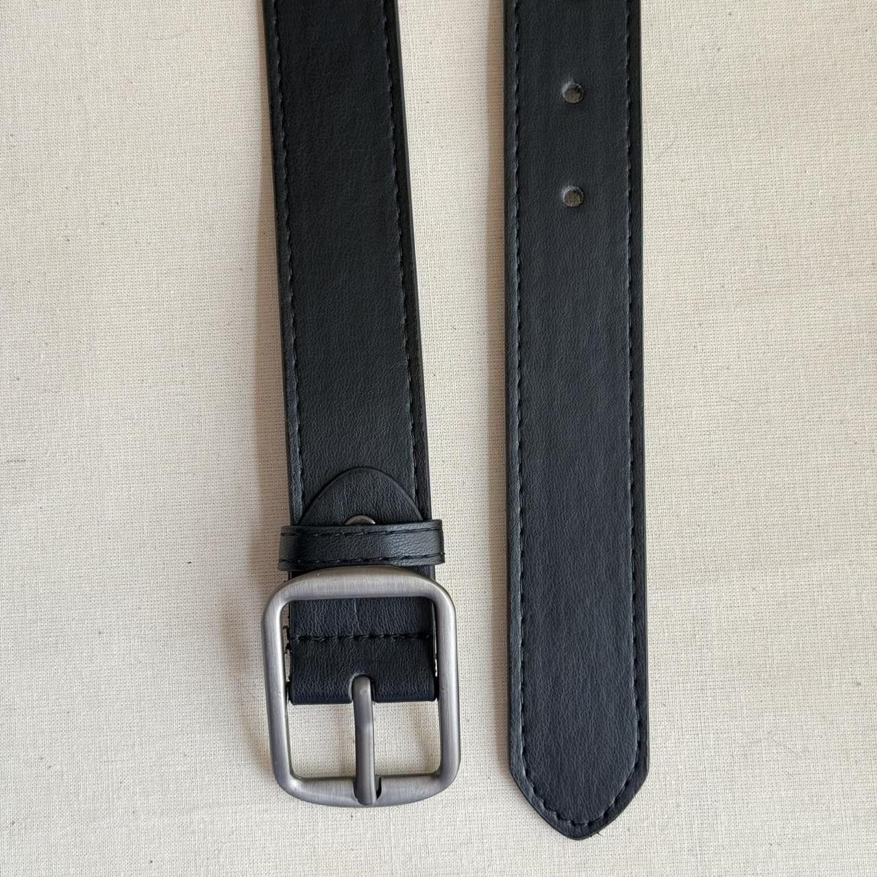 Japanese Brand y2k black american western simple design belt Size ONE SIZE - 4 Thumbnail