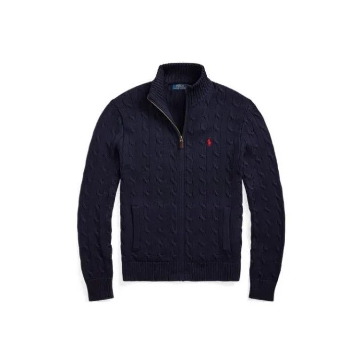 Polo Ralph Lauren Polo Ralph Lauren Cable Knit Long-Sleeve Sweater Size US S / EU 44-46 / 1 - 1 Thumbnail