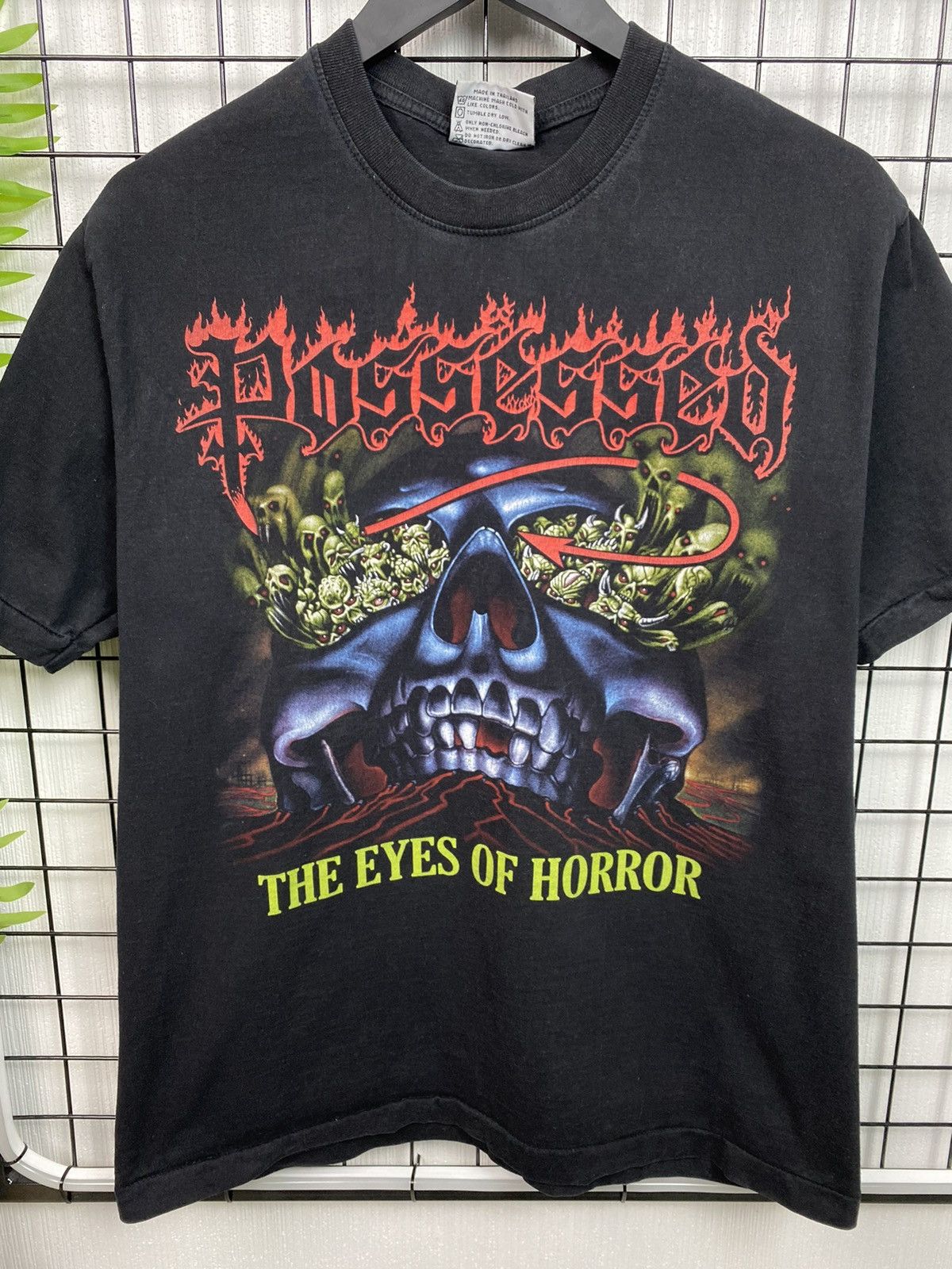 Band Tees × Vintage POSSESSED "THE EYES OF HORROR" vintage T shirt Tee Men L Size US L / EU 52-54 / 3 - 7 Thumbnail