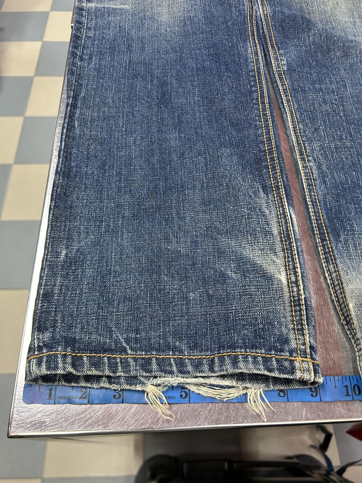 If Six Was Nine × Japanese Brand × Le Grande Bleu (L.G.B.) Vintage Japanese Brand Baggy Selvedge y2k Jeans Size US 34 / EU 50 - 15 Thumbnail