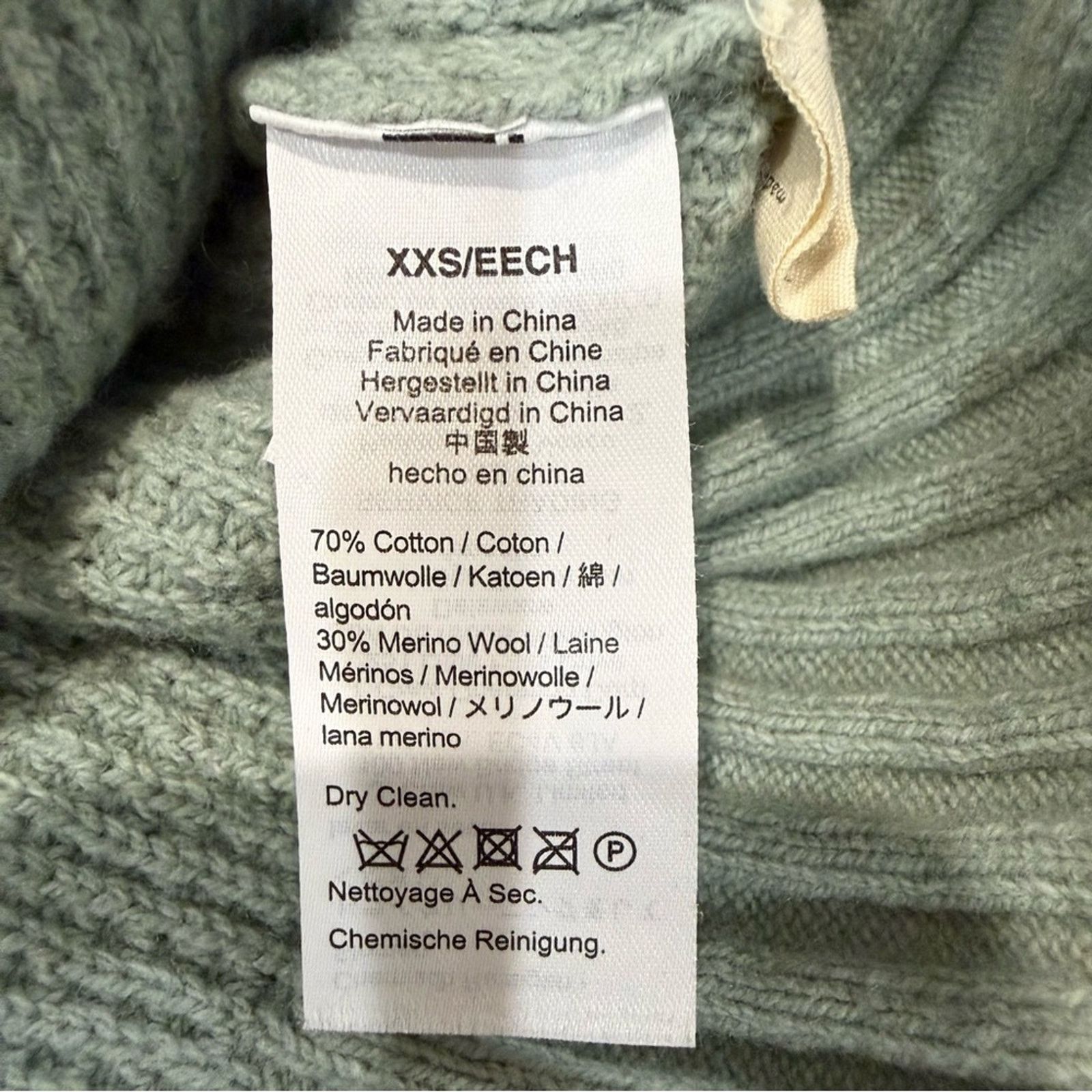 Madewell Madewell Colorblock Turtleneck Cross-Back Sweater Womens XXS Size XXS / US 00 / IT 34 - 8 Thumbnail