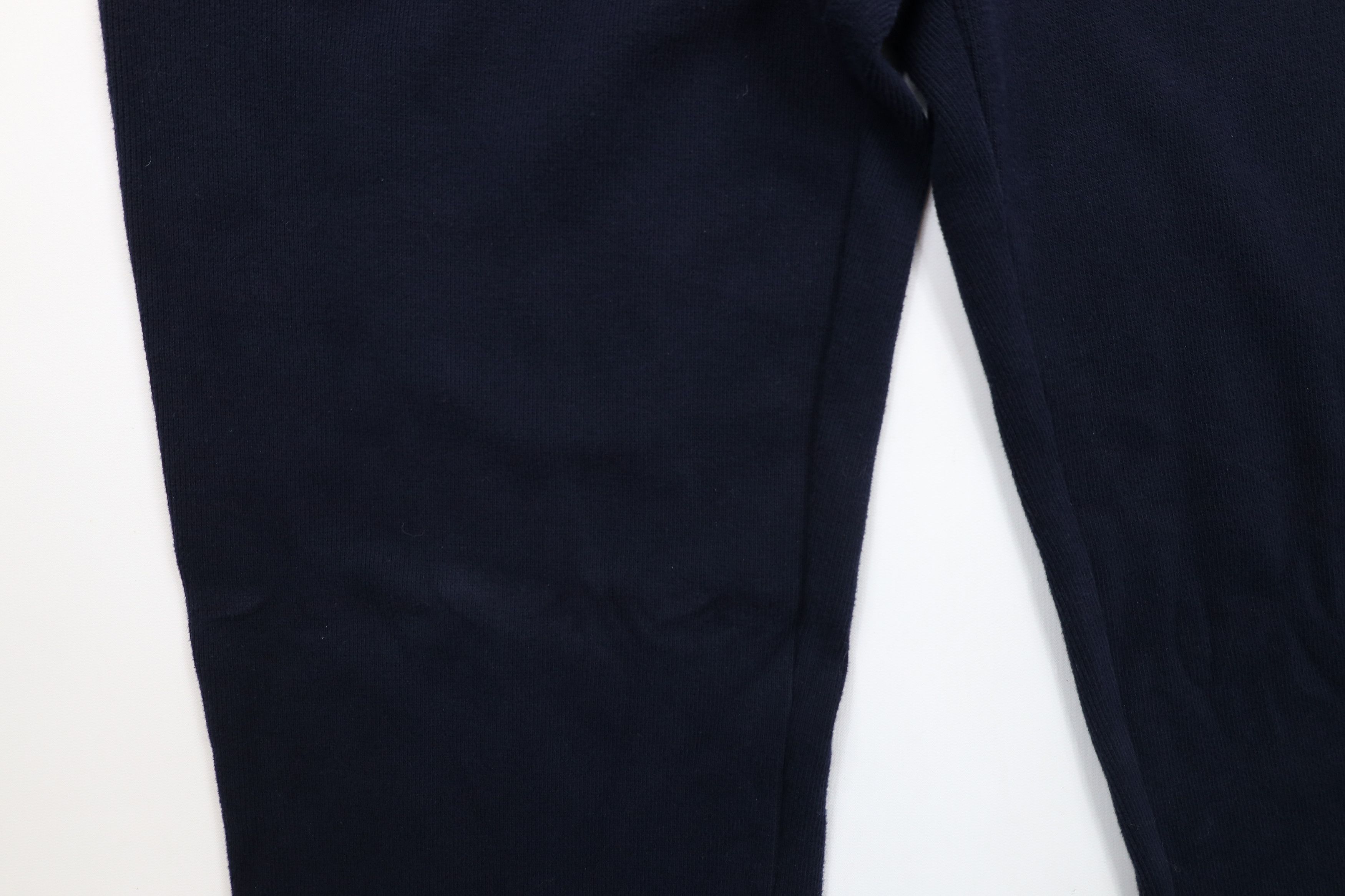 Ralph Lauren × Vintage Vintage 90s Ralph Lauren Ribbed KnitWide Leg Sweatpants Blue Size US 36 / EU 52 - 9 Thumbnail
