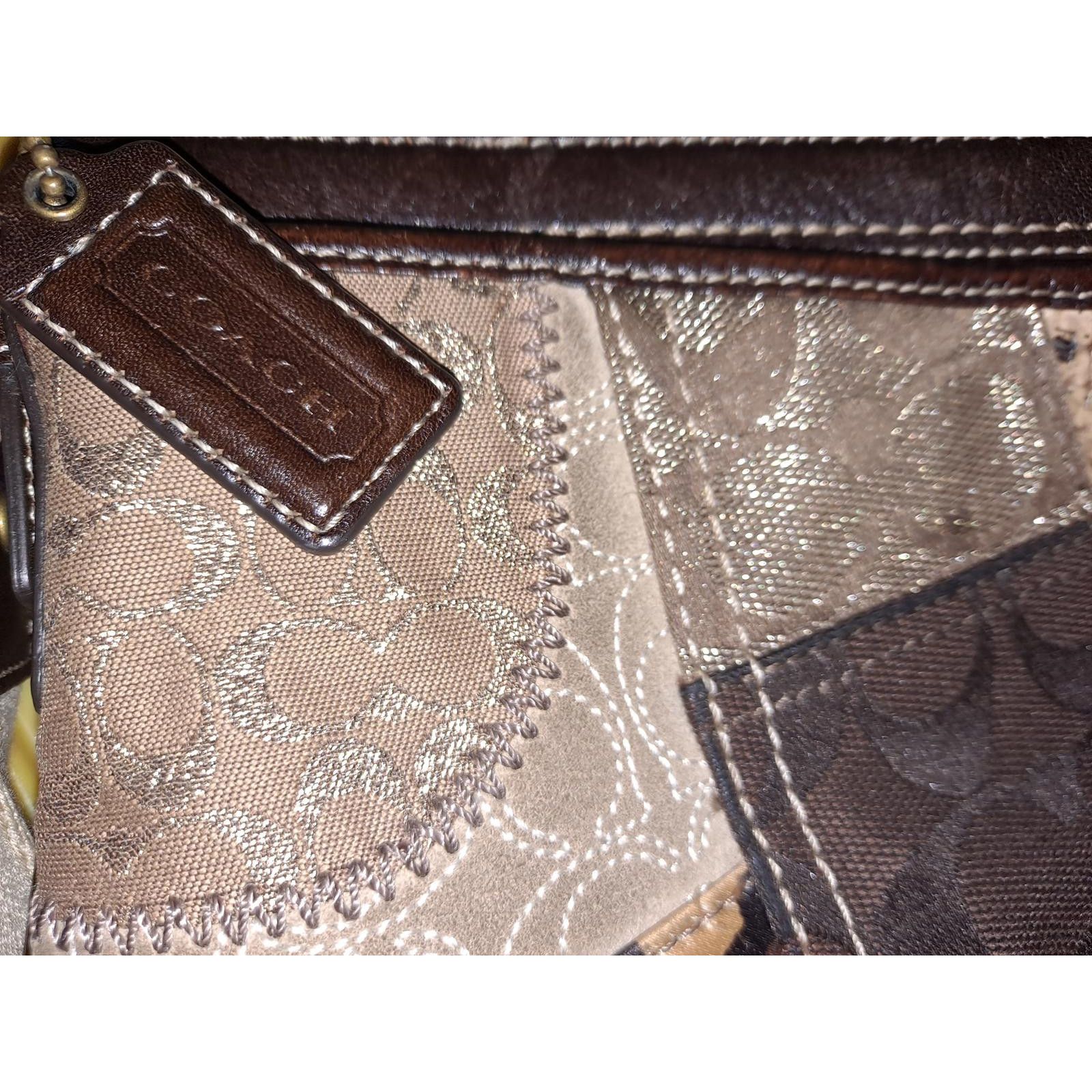 Coach Coach Crossbody Animal Print Patchwork Purse Bag Swingpack F Size ONE SIZE - 7 Thumbnail