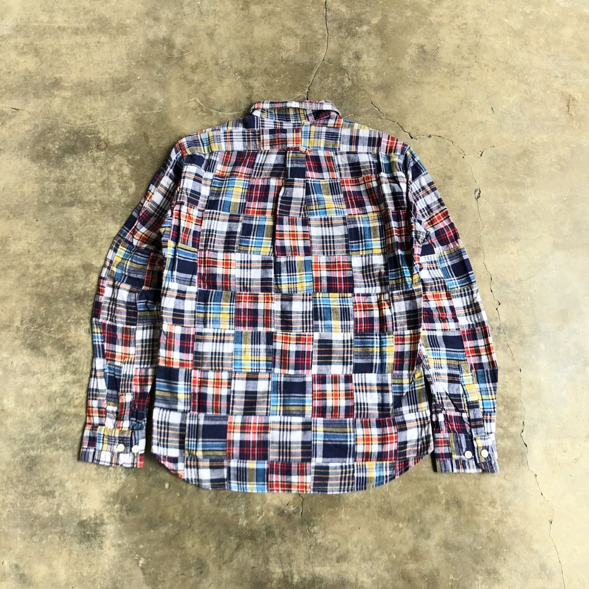 Sugar Cane 2000s Onboard Patchwork Madrass Shirt Japanese Kapital Style Size US S / EU 44-46 / 1 - 6 Thumbnail