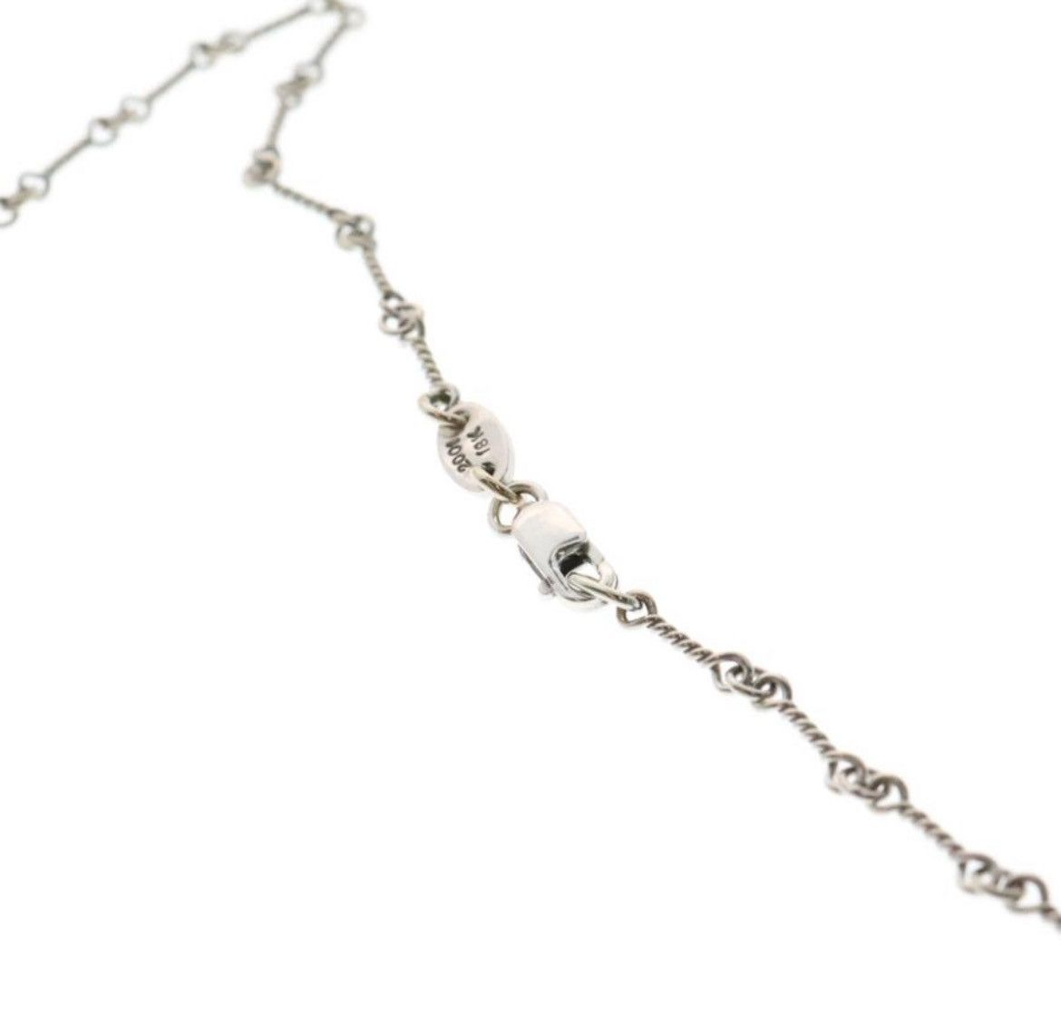 Chrome Hearts Chrome Hearts 18K White Gold Twist Chain Necklace Size ONE SIZE - 3 Thumbnail