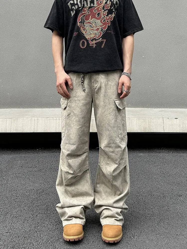 Japanese Brand × Jean Cargo Baggy Pants Size US 32 / EU 48 - 3 Thumbnail