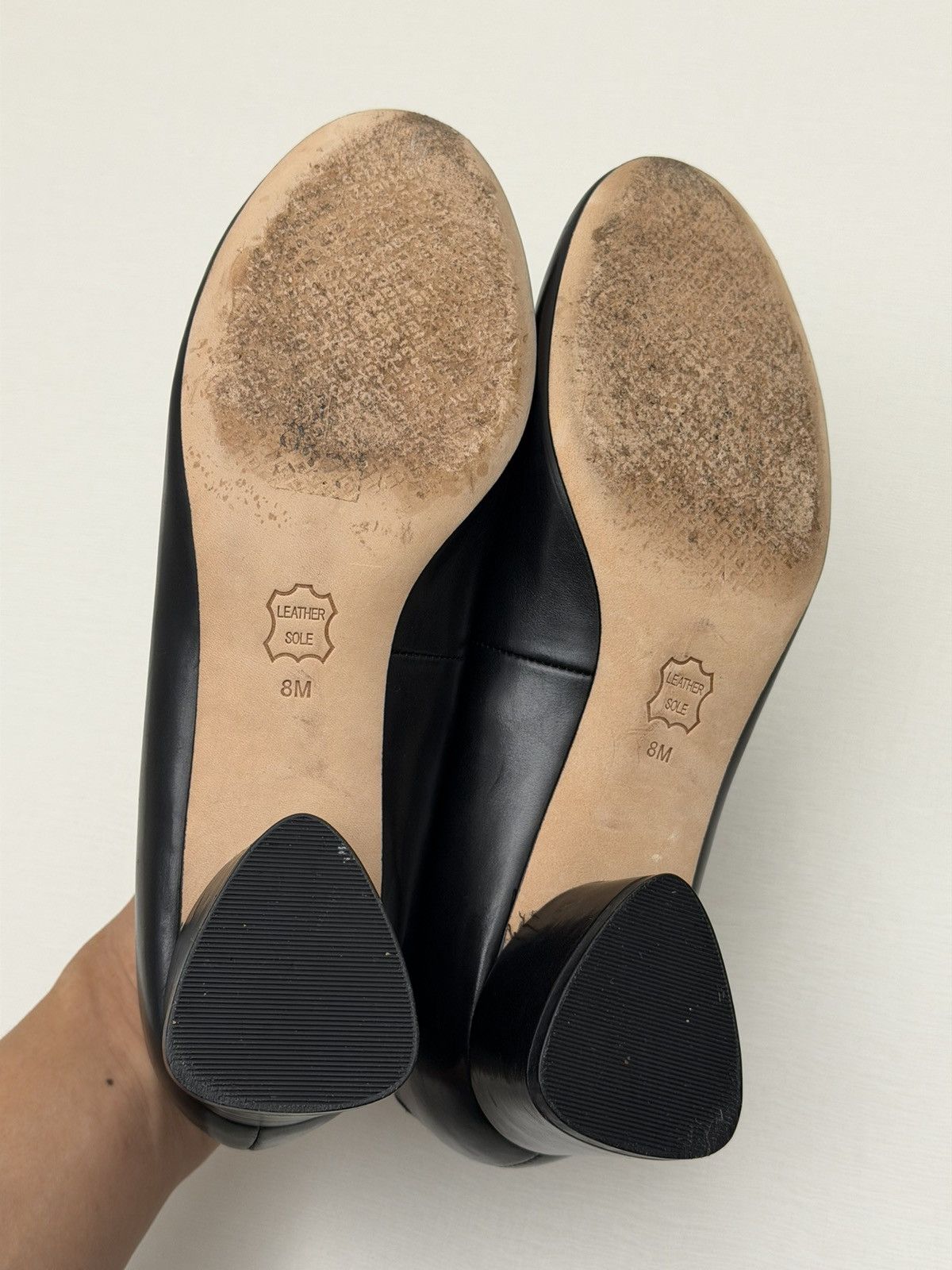 Tory Burch Tory Burch Elizabeth 40MM Round Toe Leather Pump Black Size8 Size US 8 / IT 38 - 13 Thumbnail