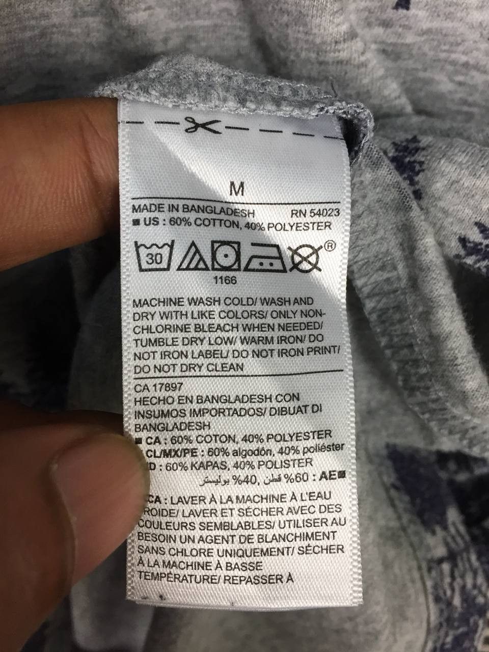 Old Navy × Vintage Old Navy Fir Tree All Over Print Soft Wash Tee Size US M / EU 48-50 / 2 - 9 Thumbnail