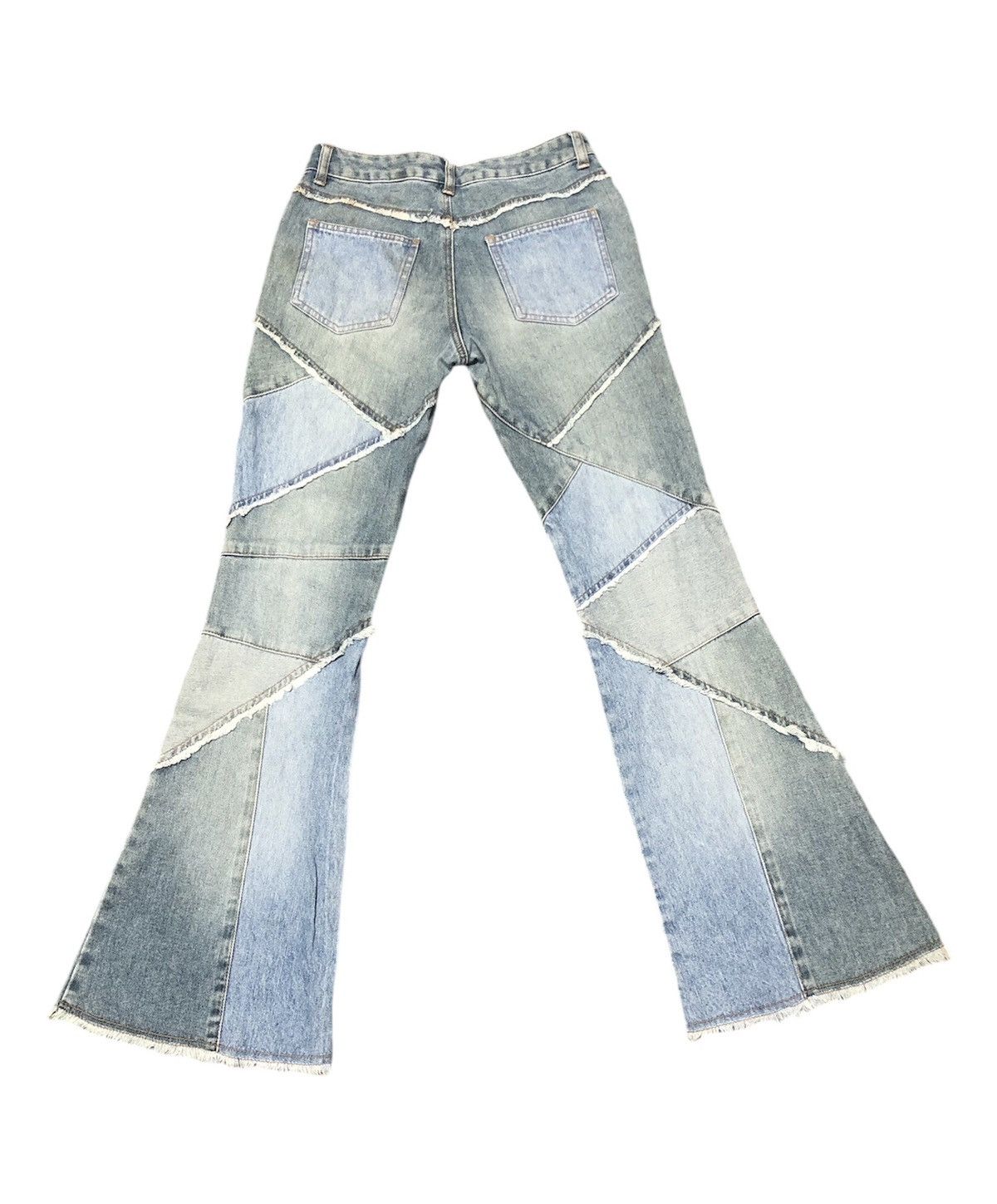 Other VINTAGE JOUER AUX ECHECH HAGI DENIM FLARED JEANS Size 28" / US 6 / IT 42 - 25 Thumbnail