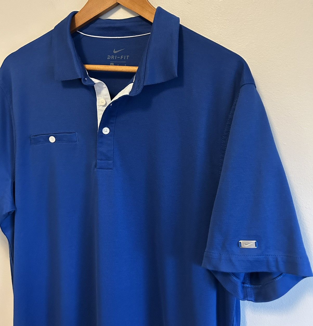 Nike Nike Dri Fit Mens Blue Golf Polo Shirt Size L MSRP $100 Size US L / EU 52-54 / 3 - 4 Thumbnail